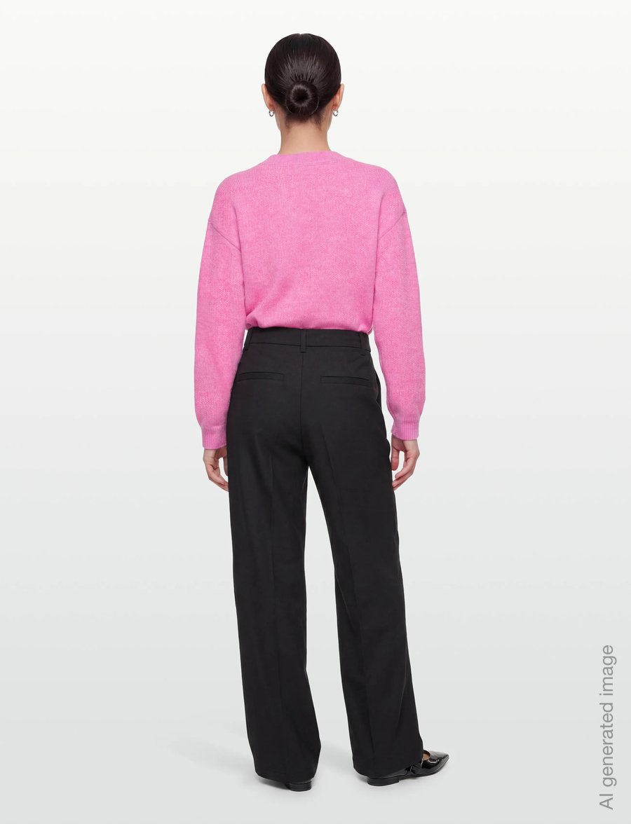 Culture - CUtoby Kimmy Pullover - pullover - fuchsia pink melange - 4