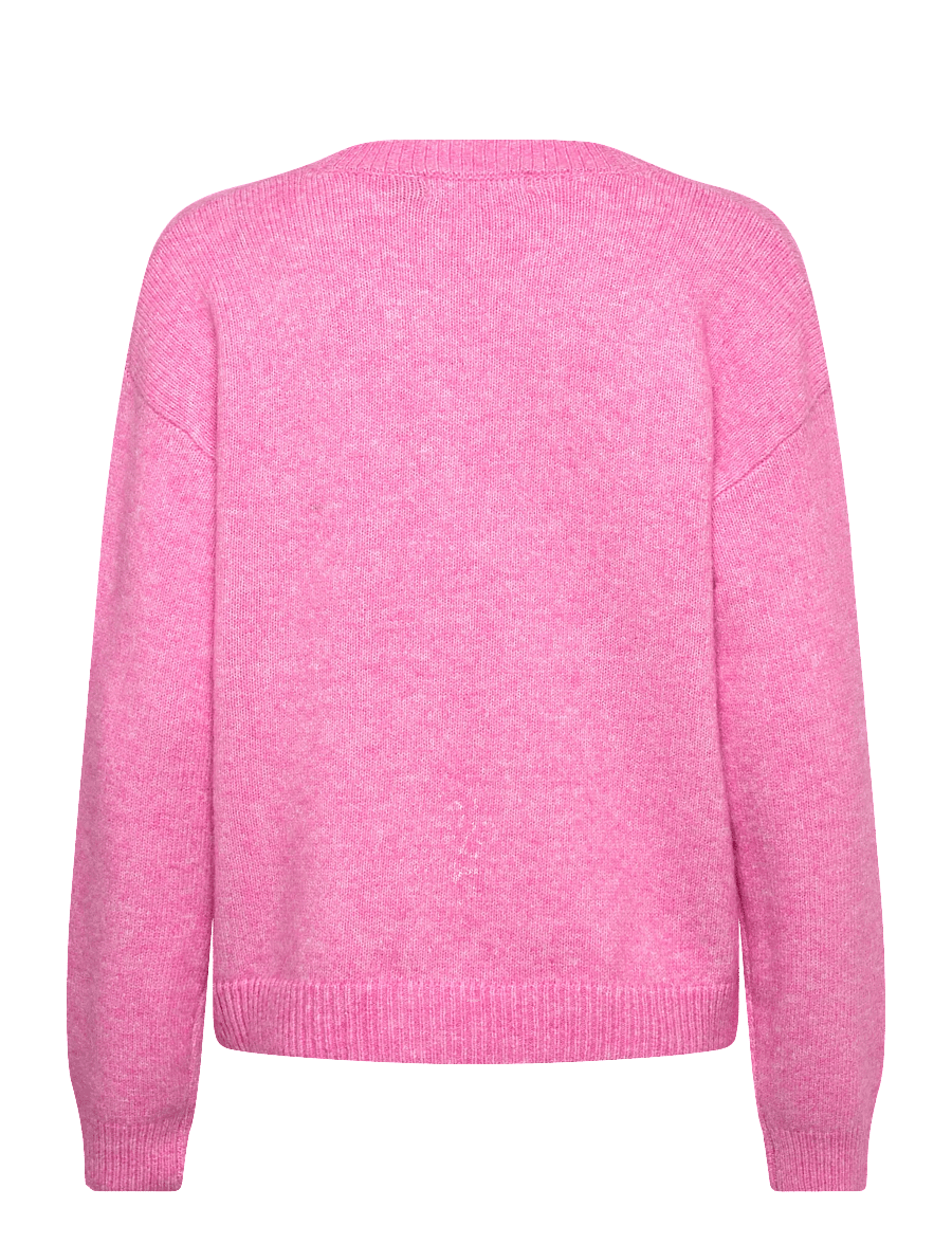 Culture - CUtoby Kimmy Cardigan - kardiganid - fuchsia pink melange - 2