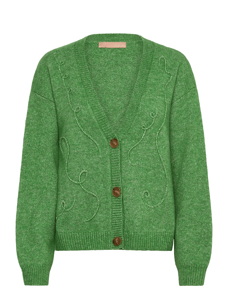 Culture - CUtoby Kimmy Cardigan - strickjacken - mint green melange - 1