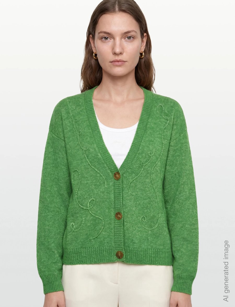 Culture - CUtoby Kimmy Cardigan - strickjacken - mint green melange - 3