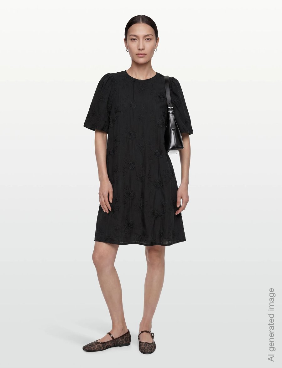 Culture - CUgeniva Dress - summer dresses - black - 0