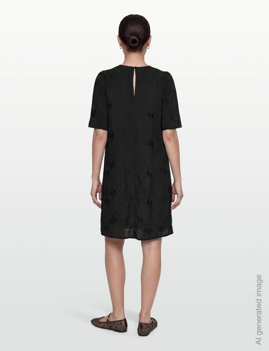 Culture - CUgeniva Dress - summer dresses - black - 4