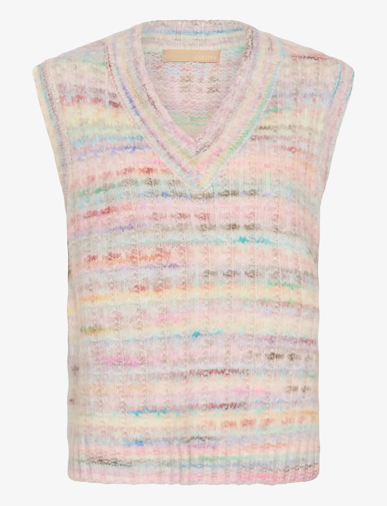 Culture - CUbilo Knit Vest - gestrickte westen - pink multi - 1