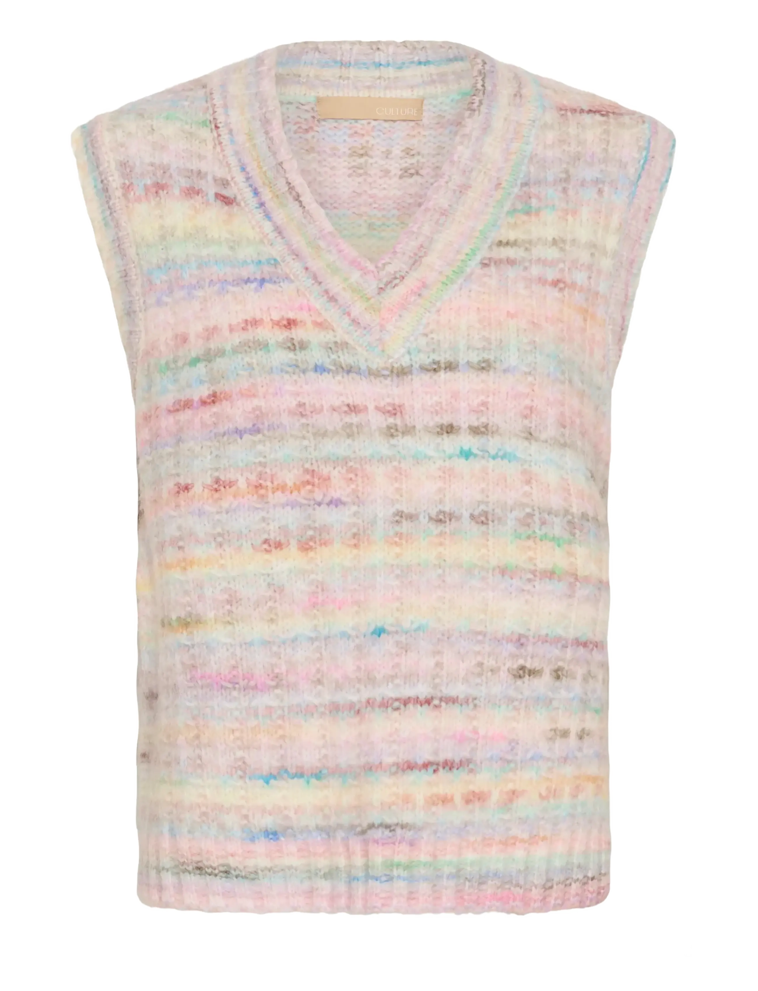 Culture CUbilo Knit Vest - Gestrickte westen - PINK MULTI / multi