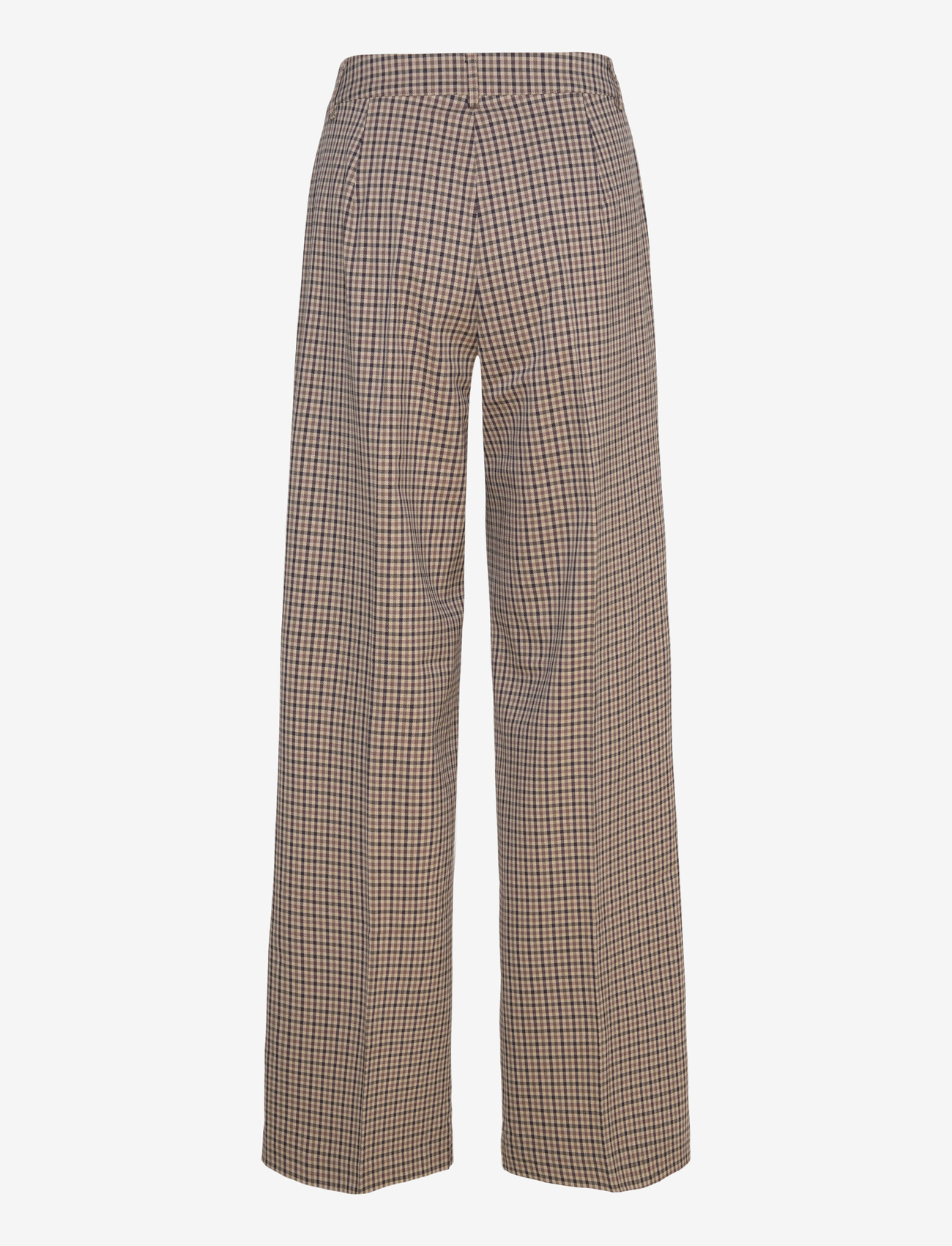 Culture - CUchecka Pants - festtøj til outletpriser - brown check - 1