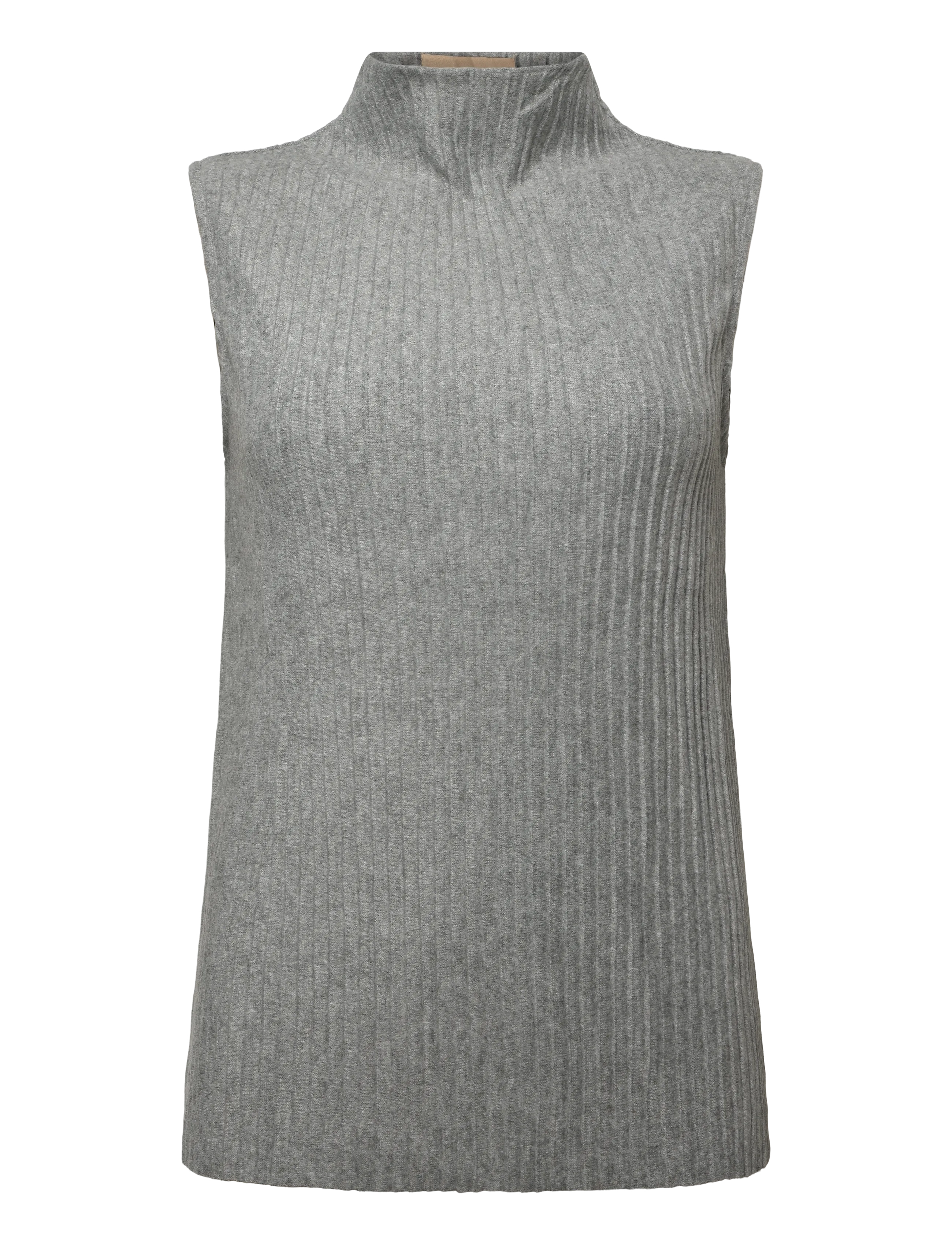 Culture CUkoba Sleeveless Pullover - Strik - GREY MELANGE / grey