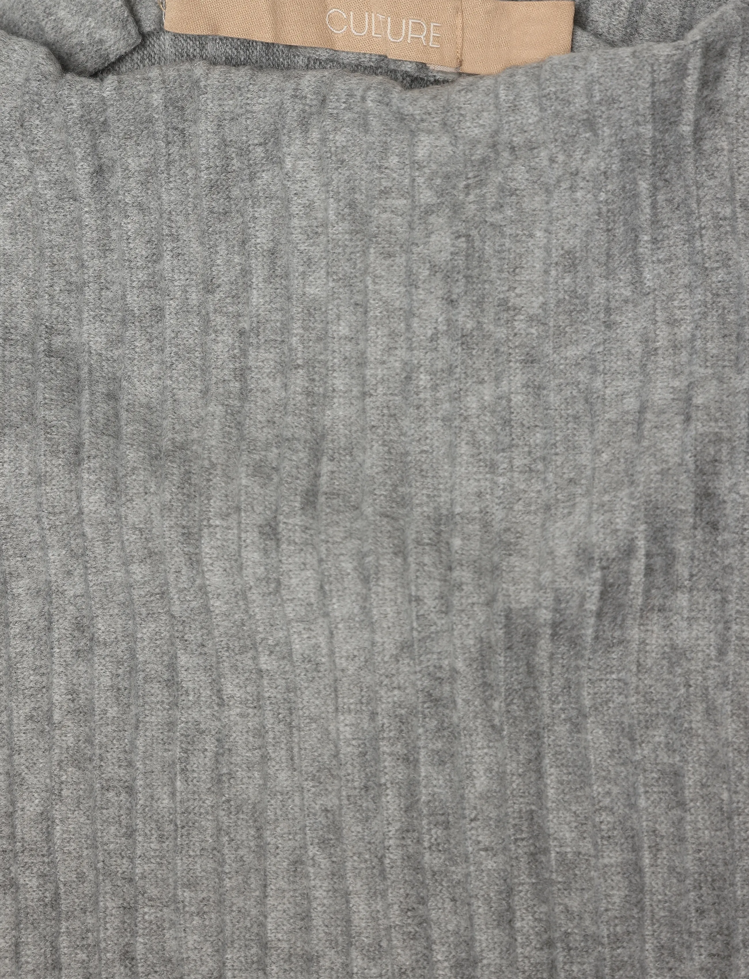 Culture - CUkoba Sleeveless Pullover - striktrøjer - grey melange - 5
