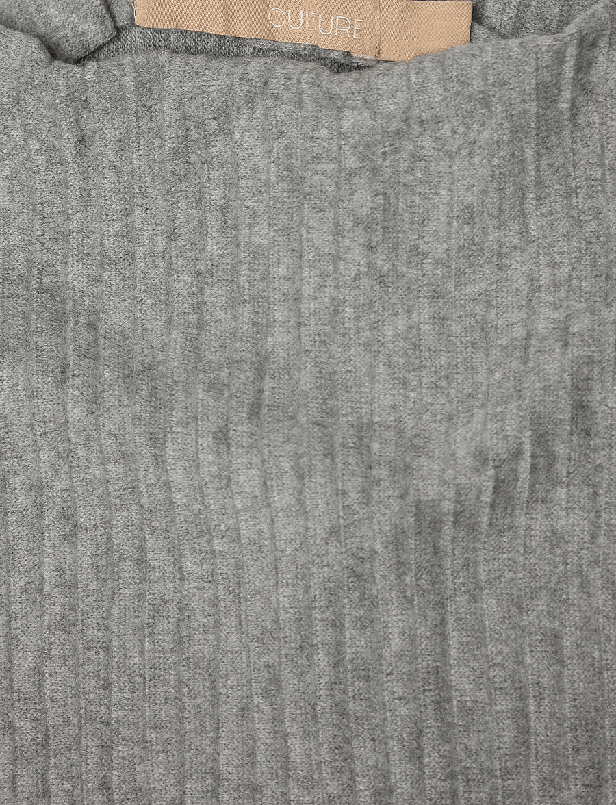 Culture - CUkoba Sleeveless Pullover - striktrøjer - grey melange - 5