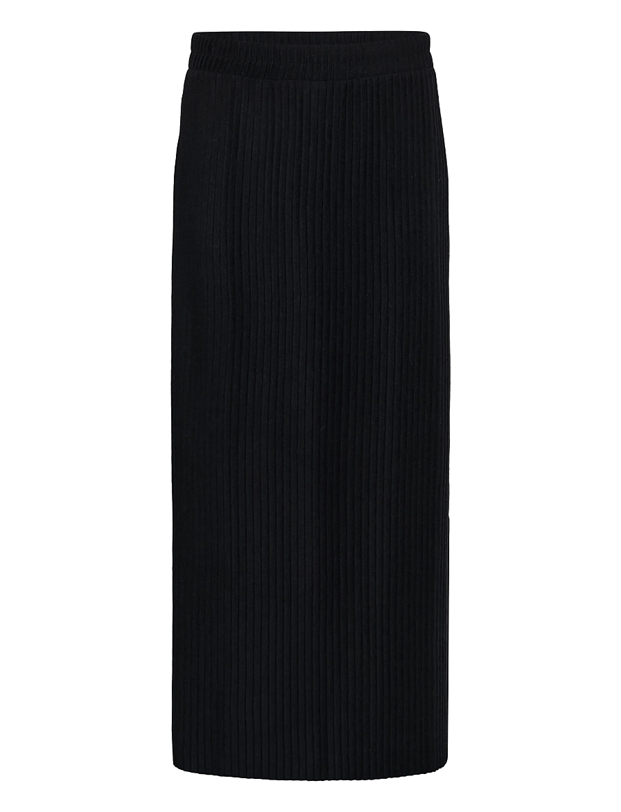 Culture - CUkoba Pleated Tube Skirt - stickade kjolar - black - 0