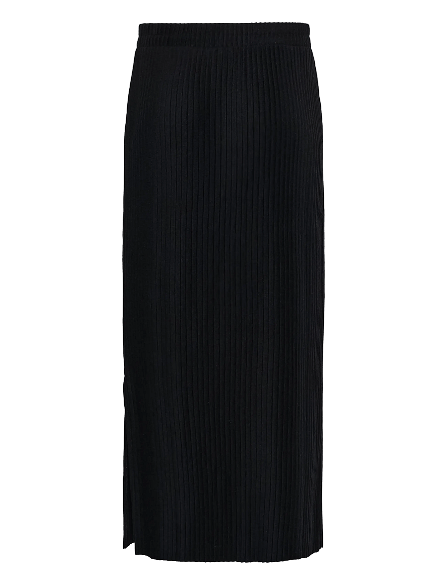 Culture - CUkoba Pleated Tube Skirt - stickade kjolar - black - 1