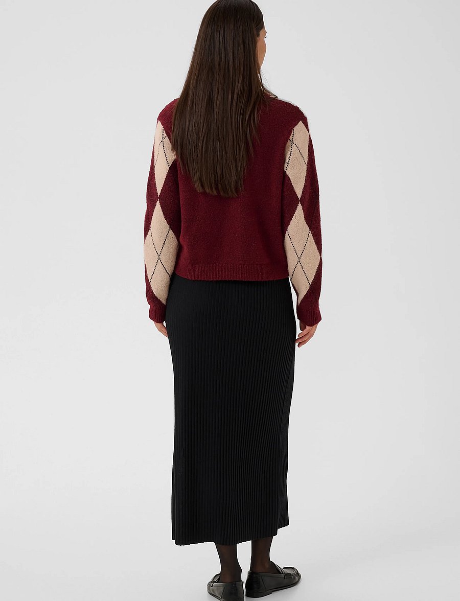 Culture - CUkoba Pleated Tube Skirt - maxi nederdele - black - 4