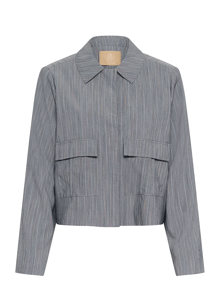 Culture - CUrainbow Jacket - frühlingsjacken - blue multi - 1