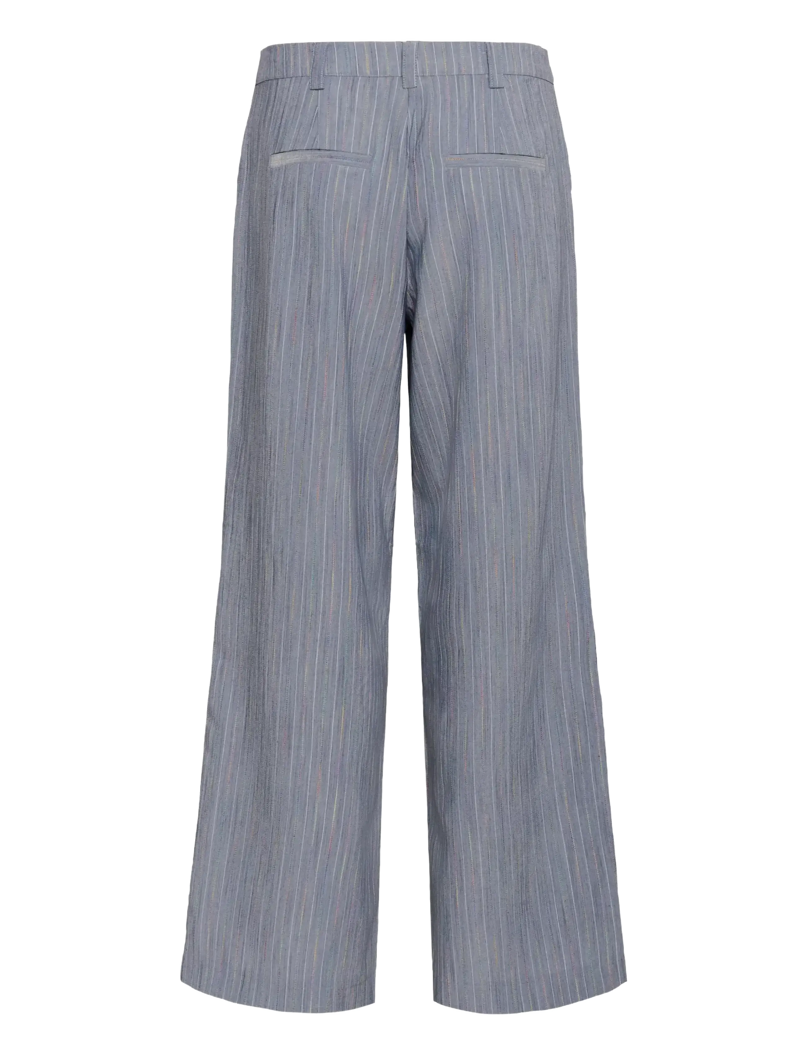 Culture - CUrainbow Pants - hosen mit weitem bein - blue multi - 2