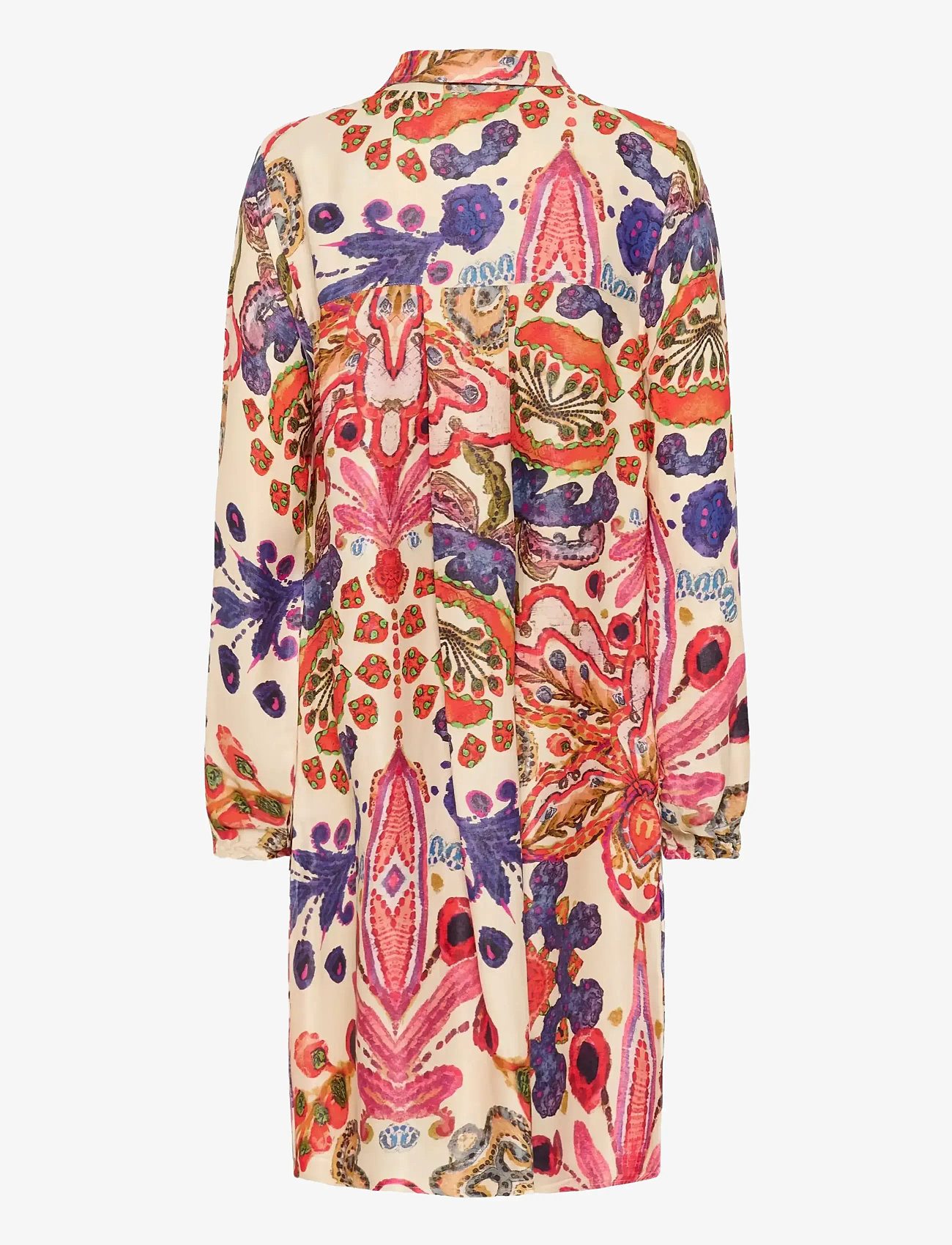 Culture - CUmandy Short Dress - hemdkleider - blue/pink - 2