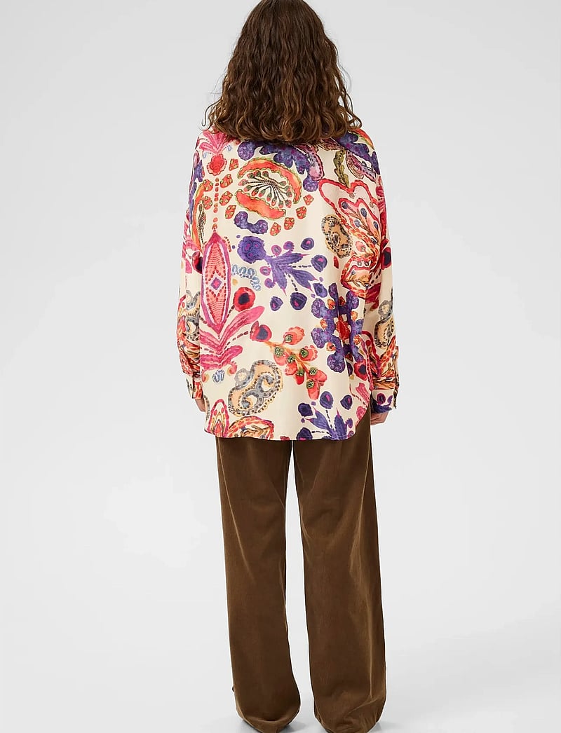 Culture - CUmandy Shirt - langærmede skjorter - blue/pink - 4