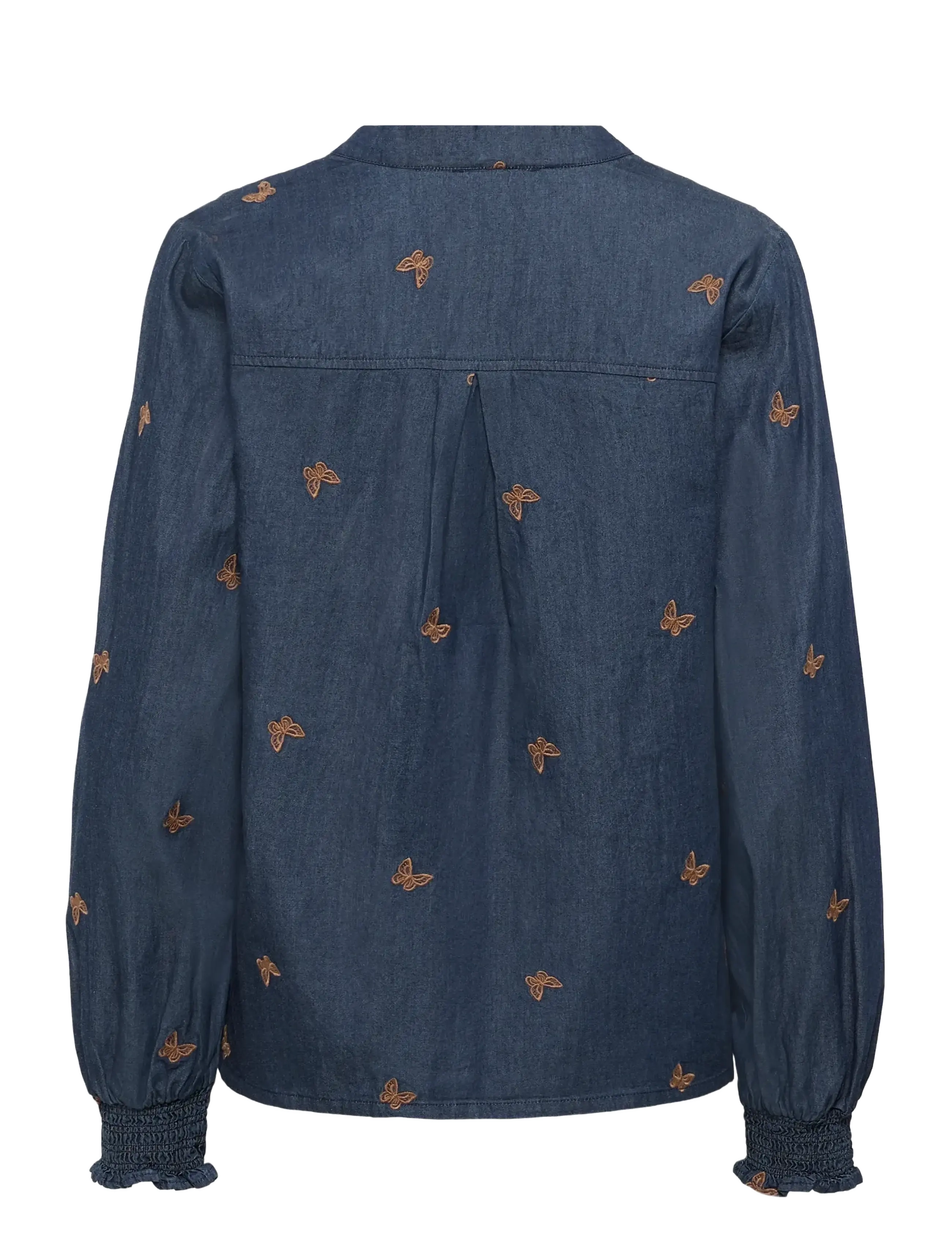Culture - CUfilipa Michelle Blouse - langærmede bluser - rinse wash - 2