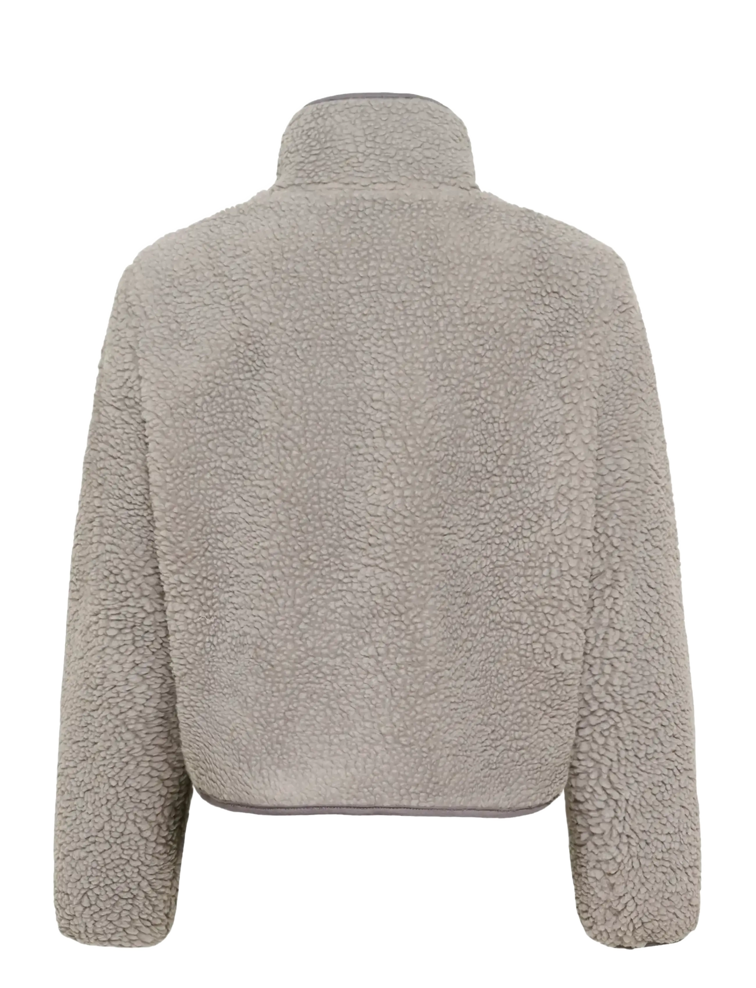 Culture - CUcatina Teddy Jacket - oberteile - drizzle - 2