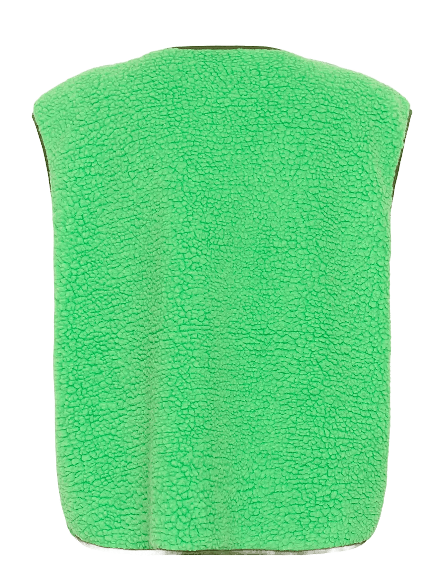 Culture - CUcatina Teddy Waistcoat - outdoor - irish green - 2