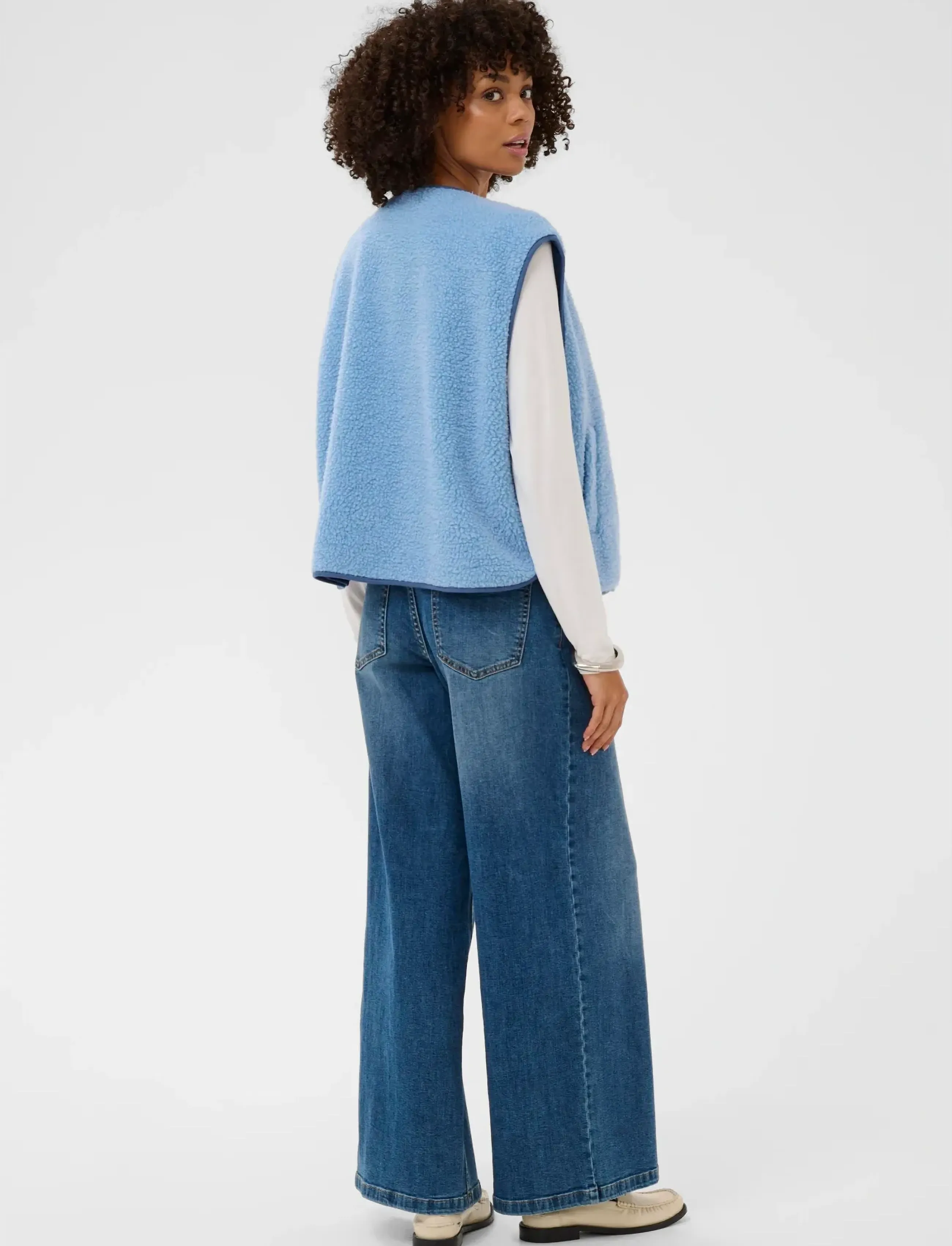 Culture - CUcatina Teddy Waistcoat - outdoor - little boy blue - 4