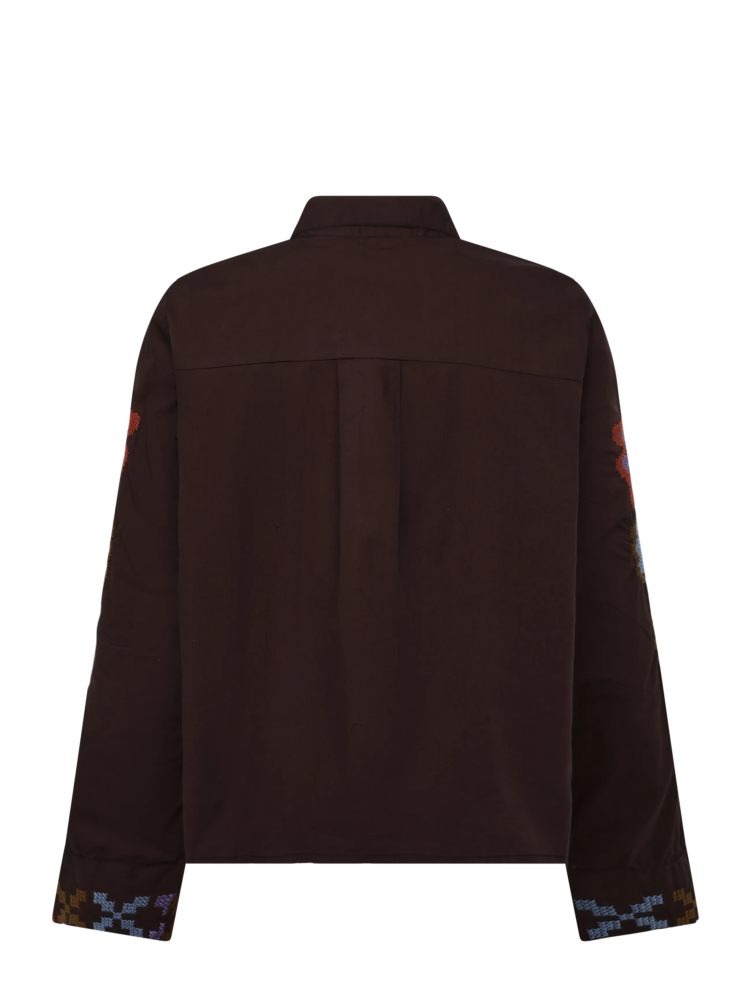Culture - CUbreezy Shirt - langärmlige hemden - coffee bean/violet - 1