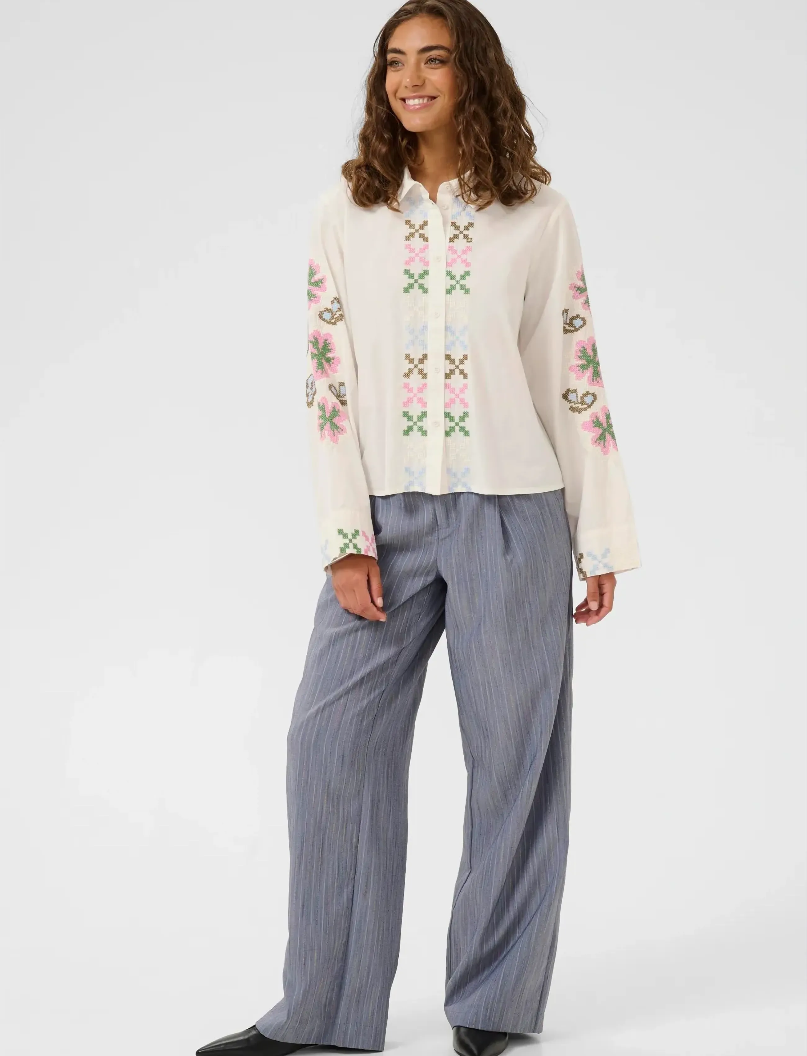 Culture - CUbreezy Shirt - spring gardenia - 3