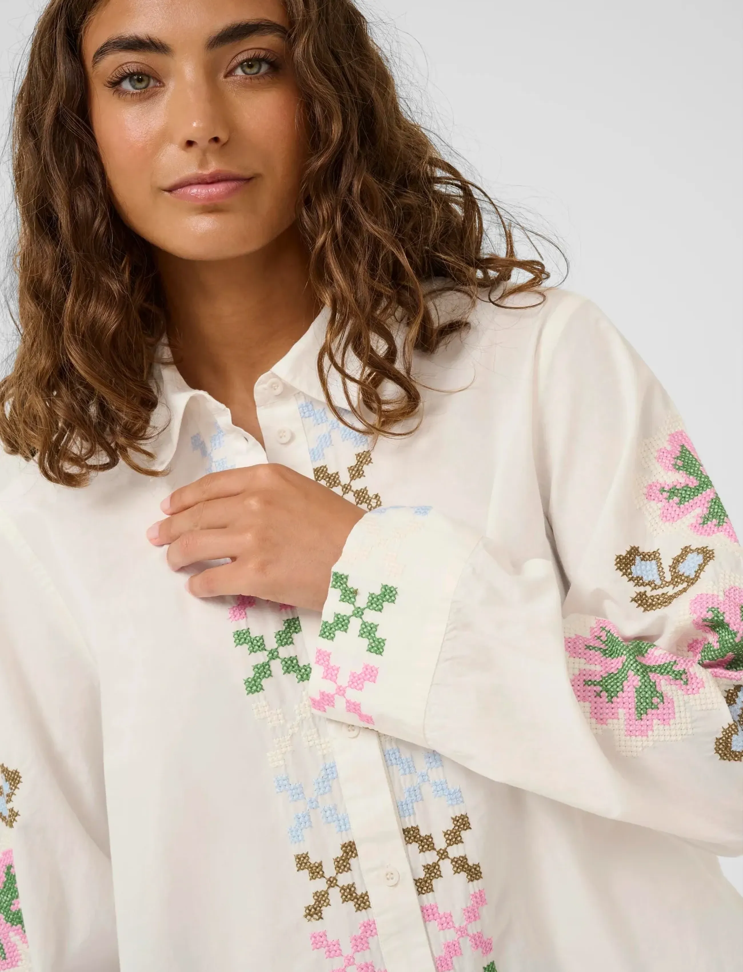 Culture - CUbreezy Shirt - spring gardenia - 5