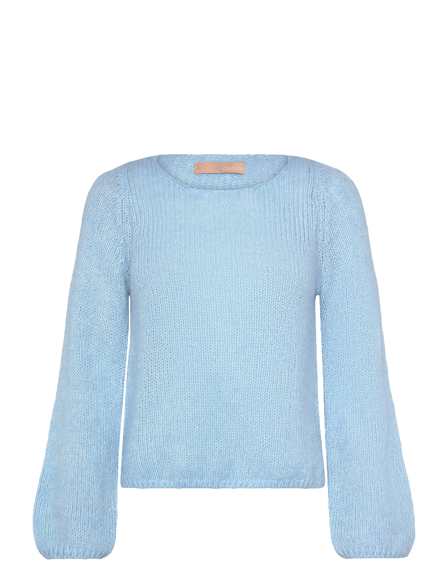 Culture - CUcemilie LS Pullover - pullover - cashmere blue melange - 0