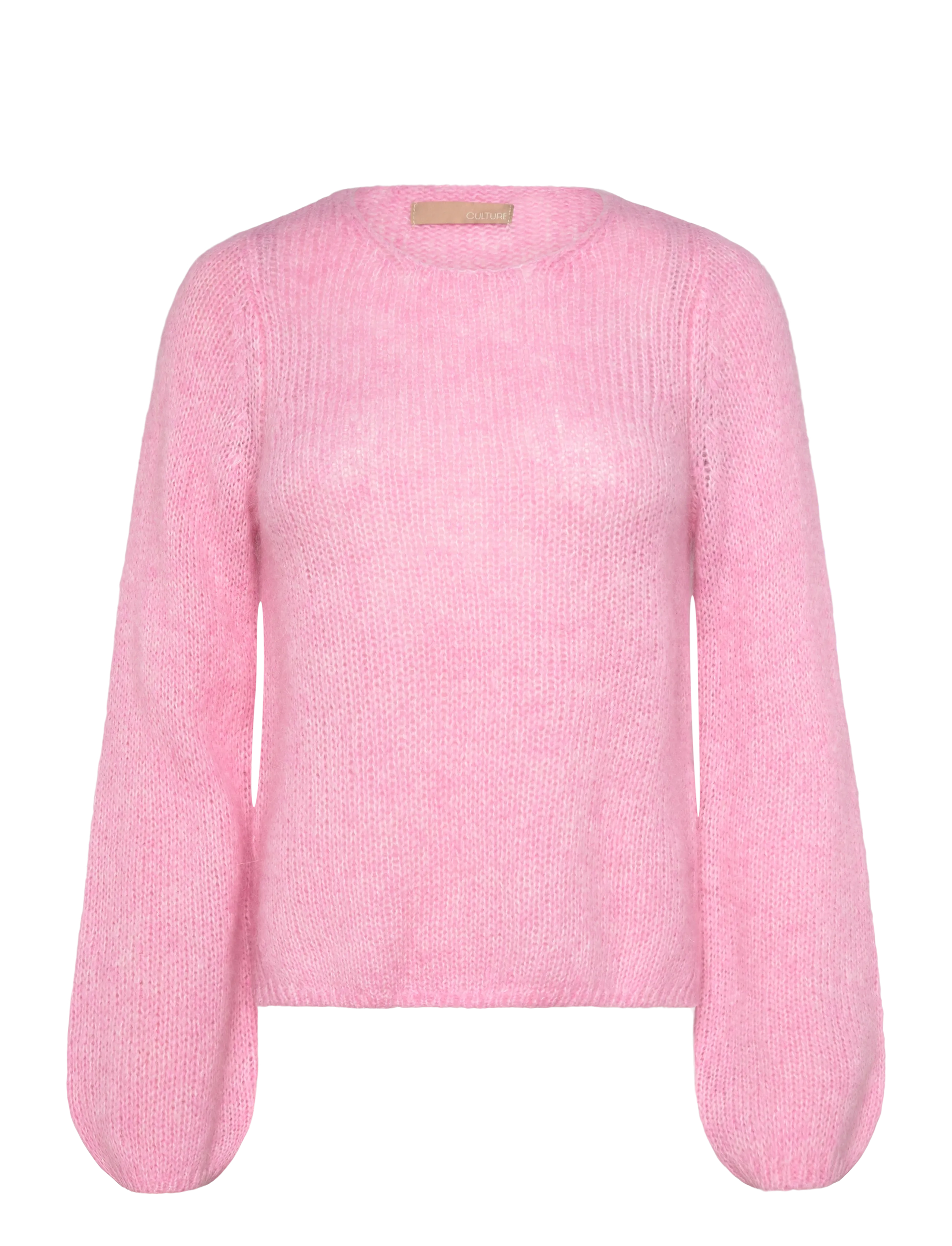 Culture Cucemilie Ls Pullover, Kvinder, Strikket Ballonærme Pullover, Pink, Str: L/XL