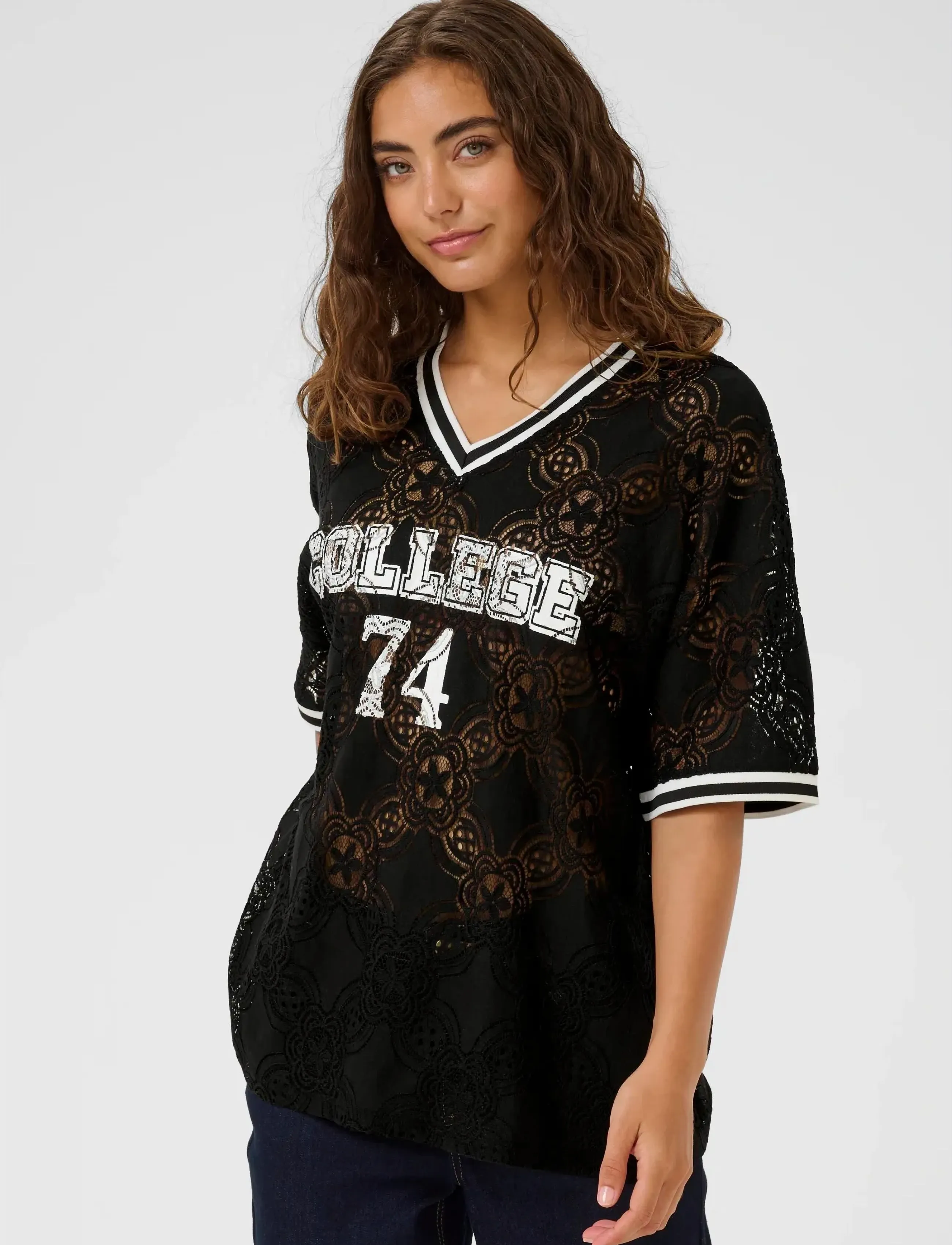 Culture CUcollege Olu Tshirt - T-Shirts & Tops - BLACK / black