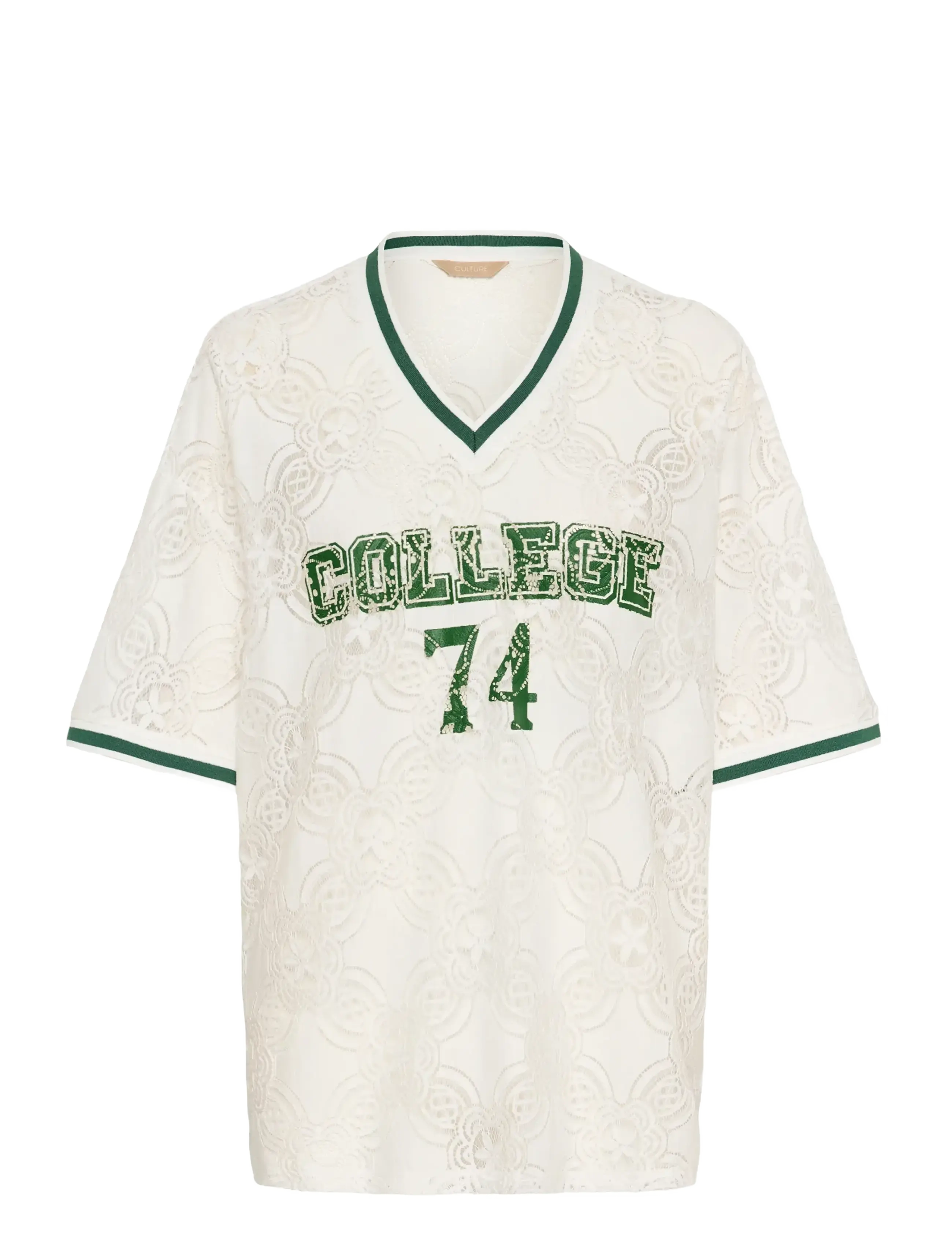 Culture CUcollege Olu Tshirt - Kampagne - SPRING GARDENIA / white