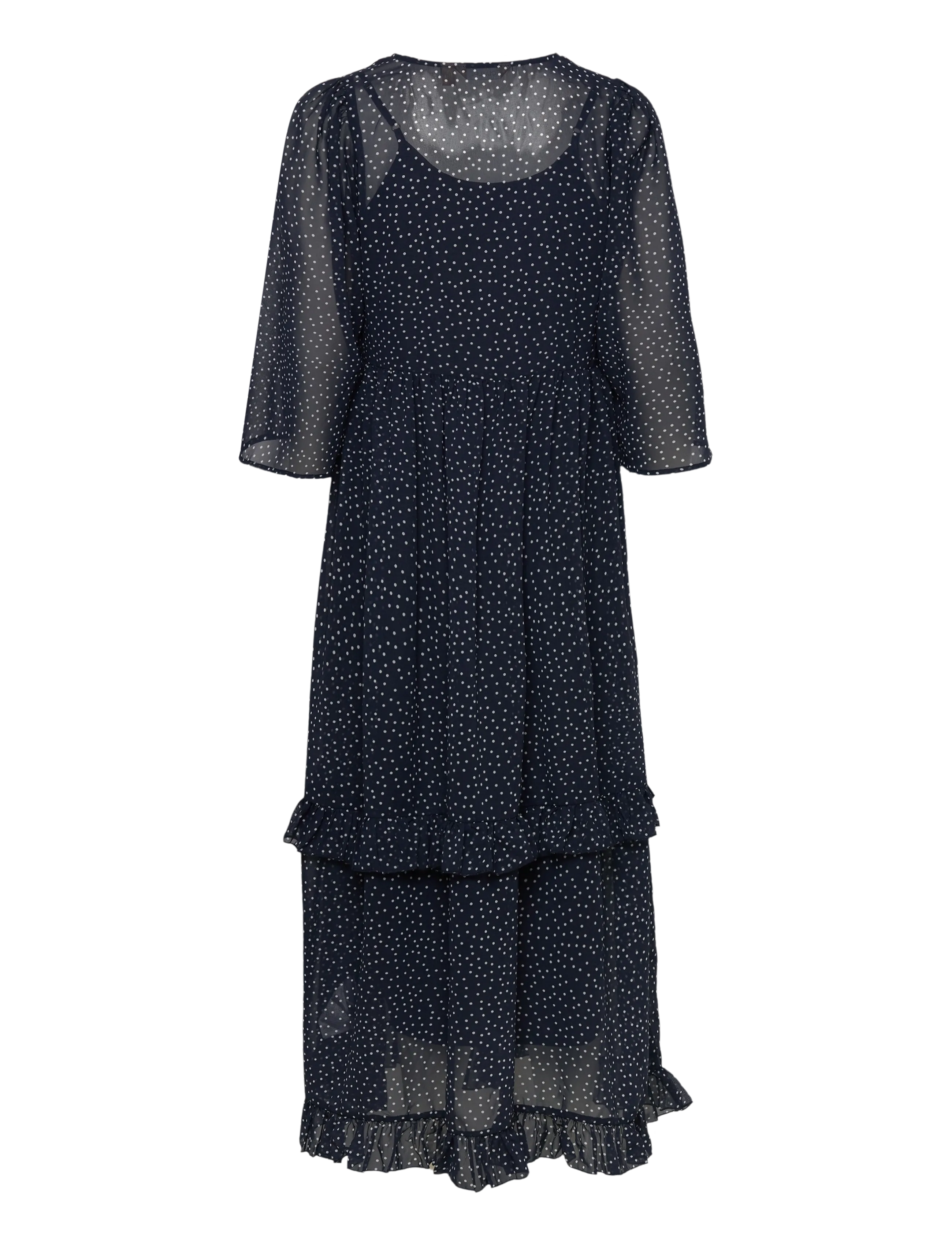 Culture - CUalita Dress - abendkleider - dress blues/white dots - 2