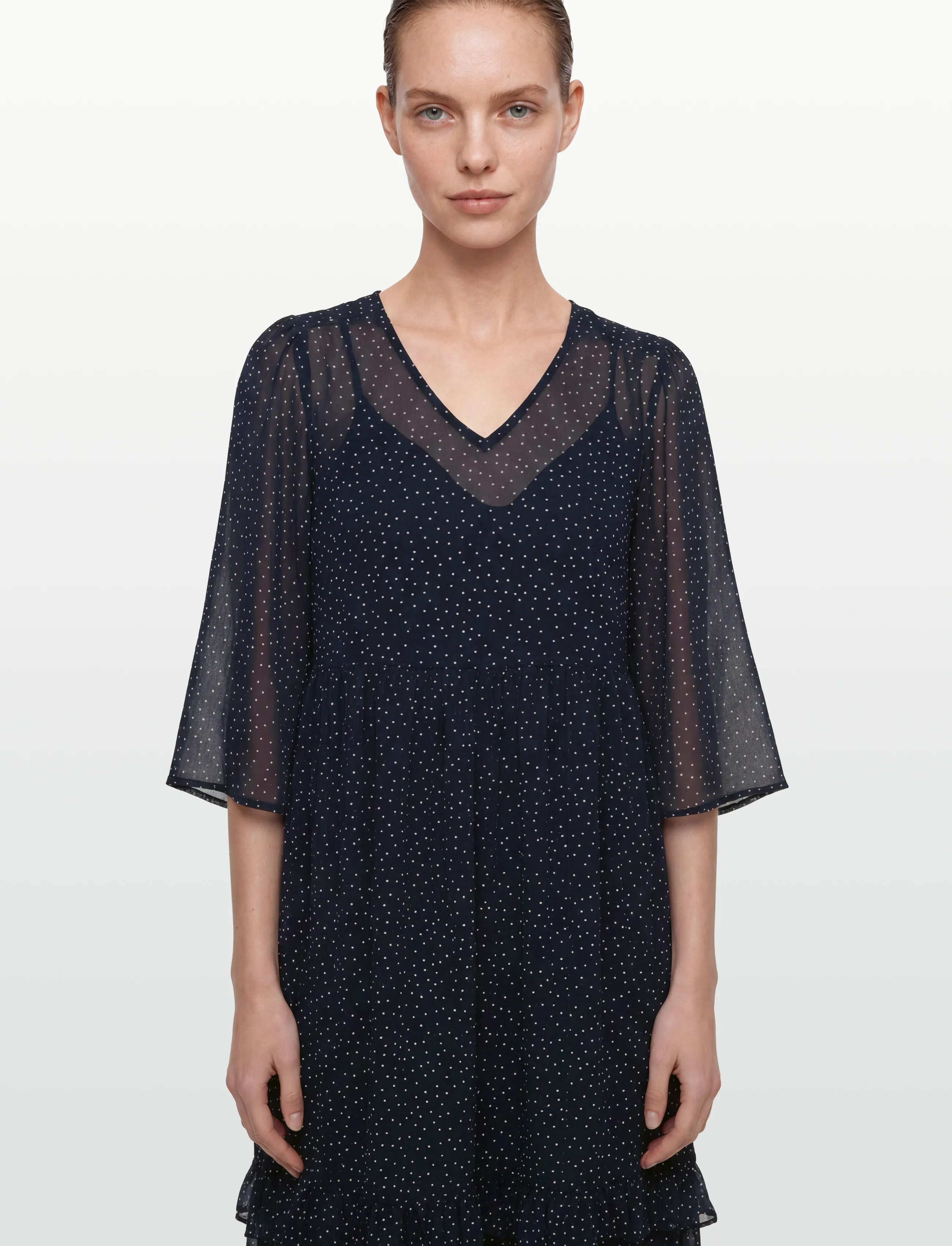 Culture - CUalita Dress - abendkleider - dress blues/white dots - 4