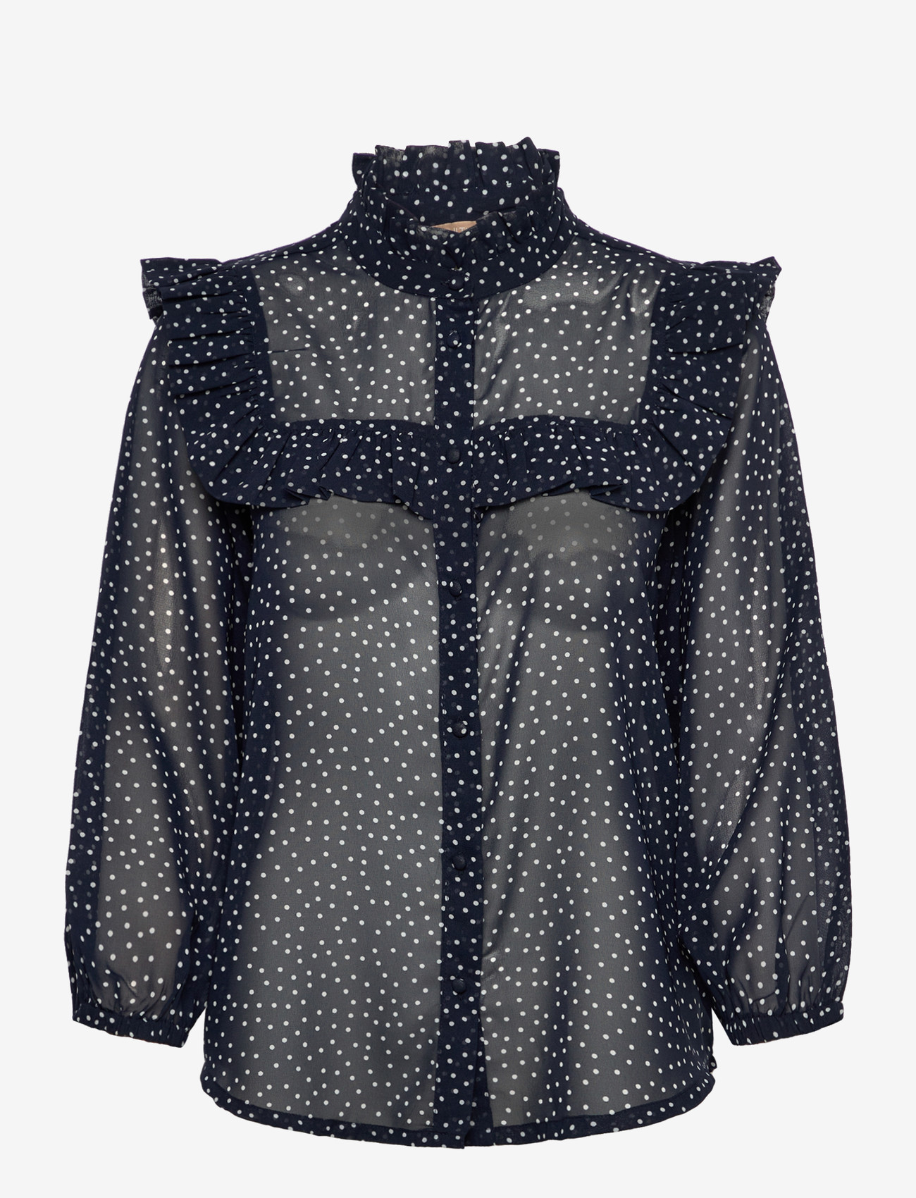 Culture - CUalita Shirt - langærmede bluser - dress blues/white dots - 0