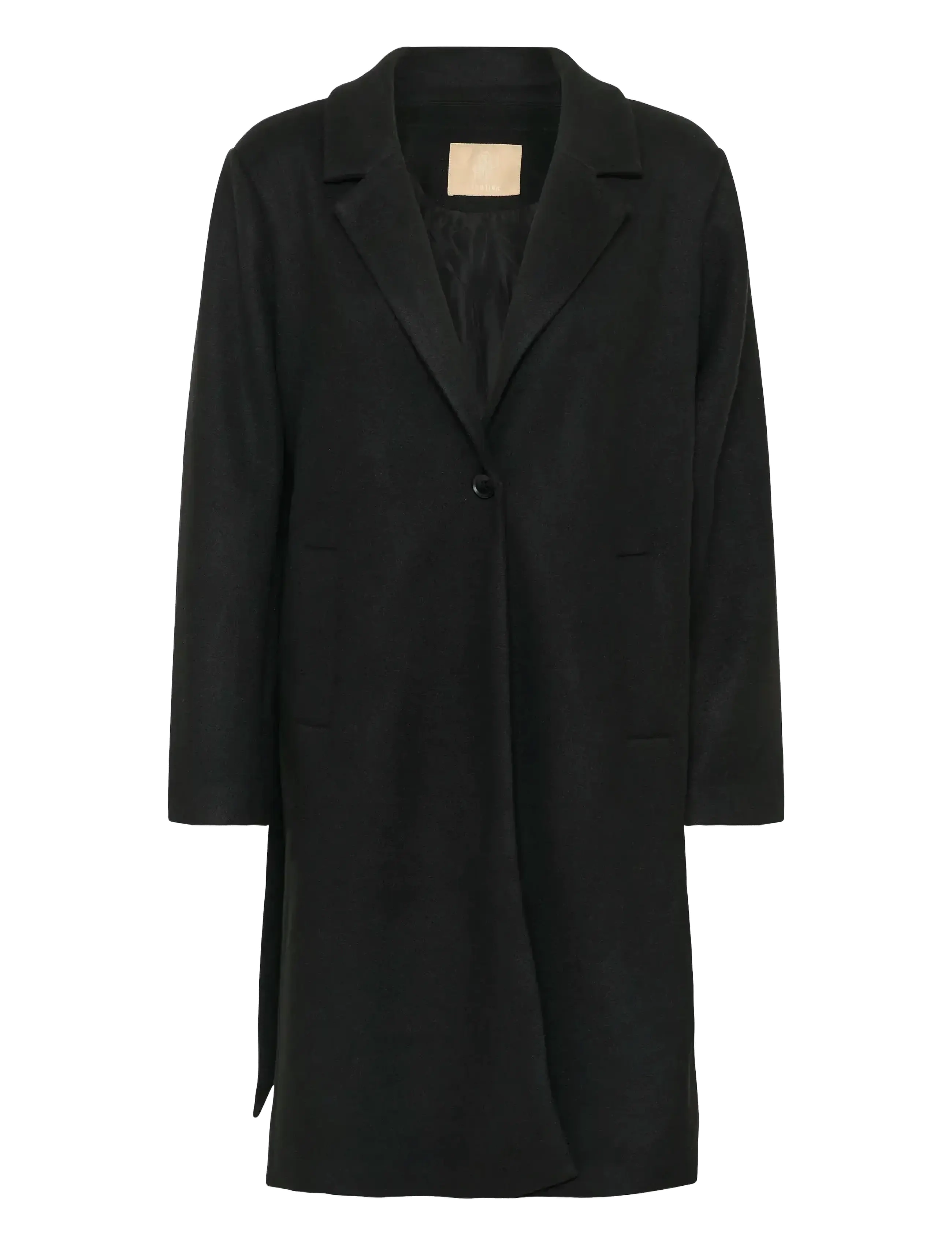 Culture Cupalona Coat, 38, Coats, Schwarz - Wool Frauen