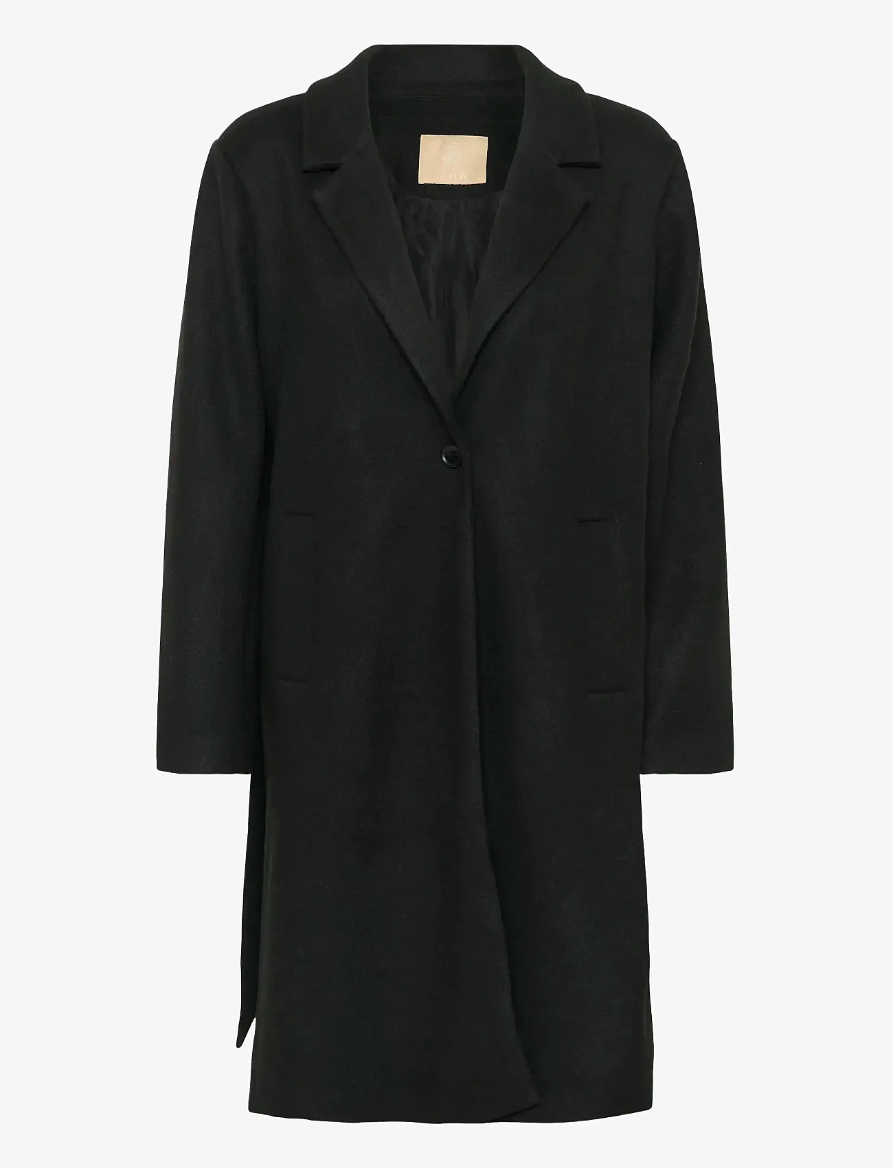 Culture - CUpalona Coat - ullkappor - black - 0