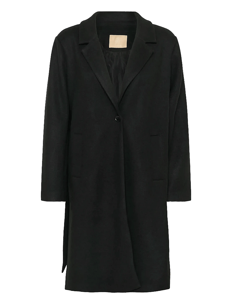 Culture - CUpalona Coat - ullkappor - black - 0