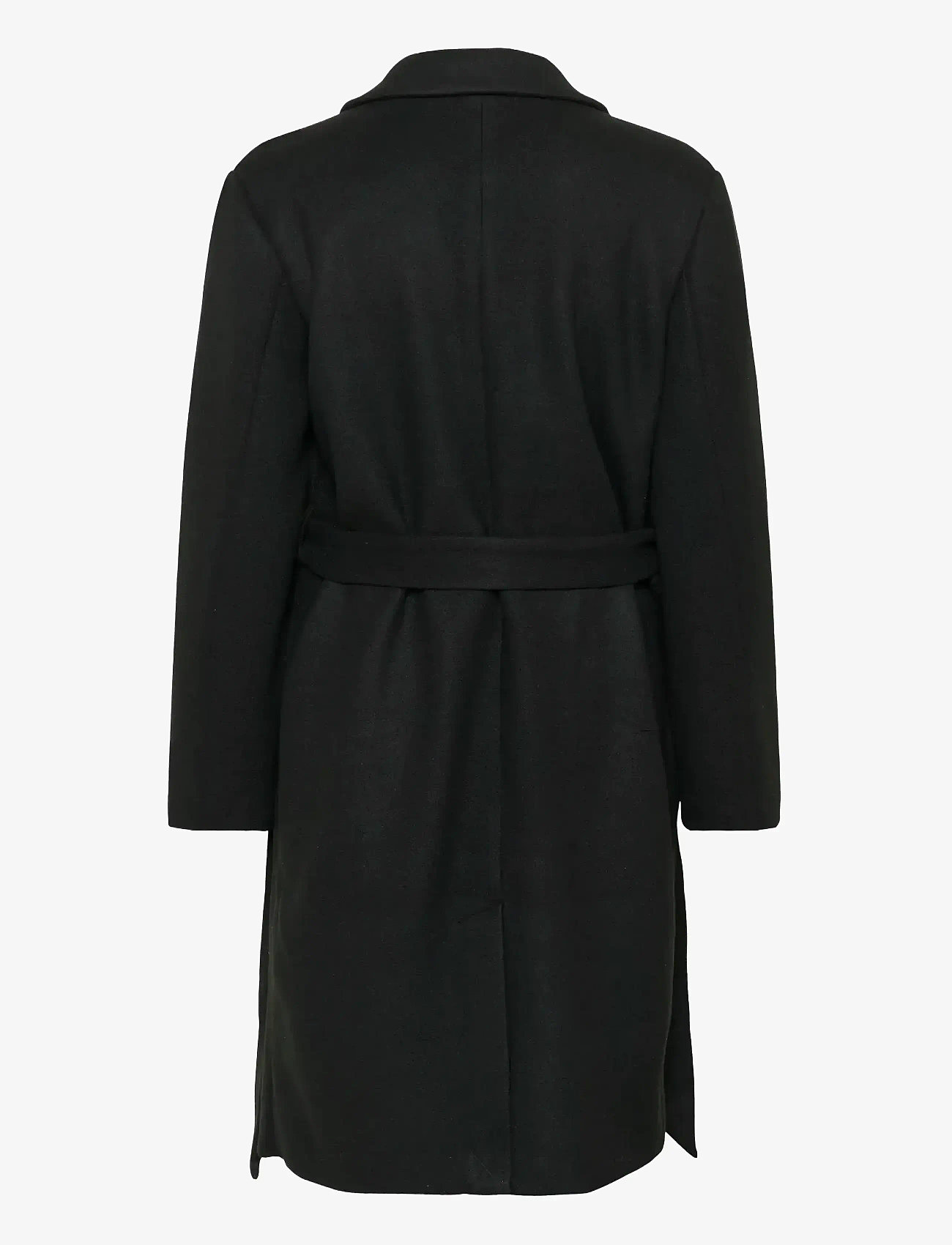 Culture - CUpalona Coat - ullkappor - black - 1