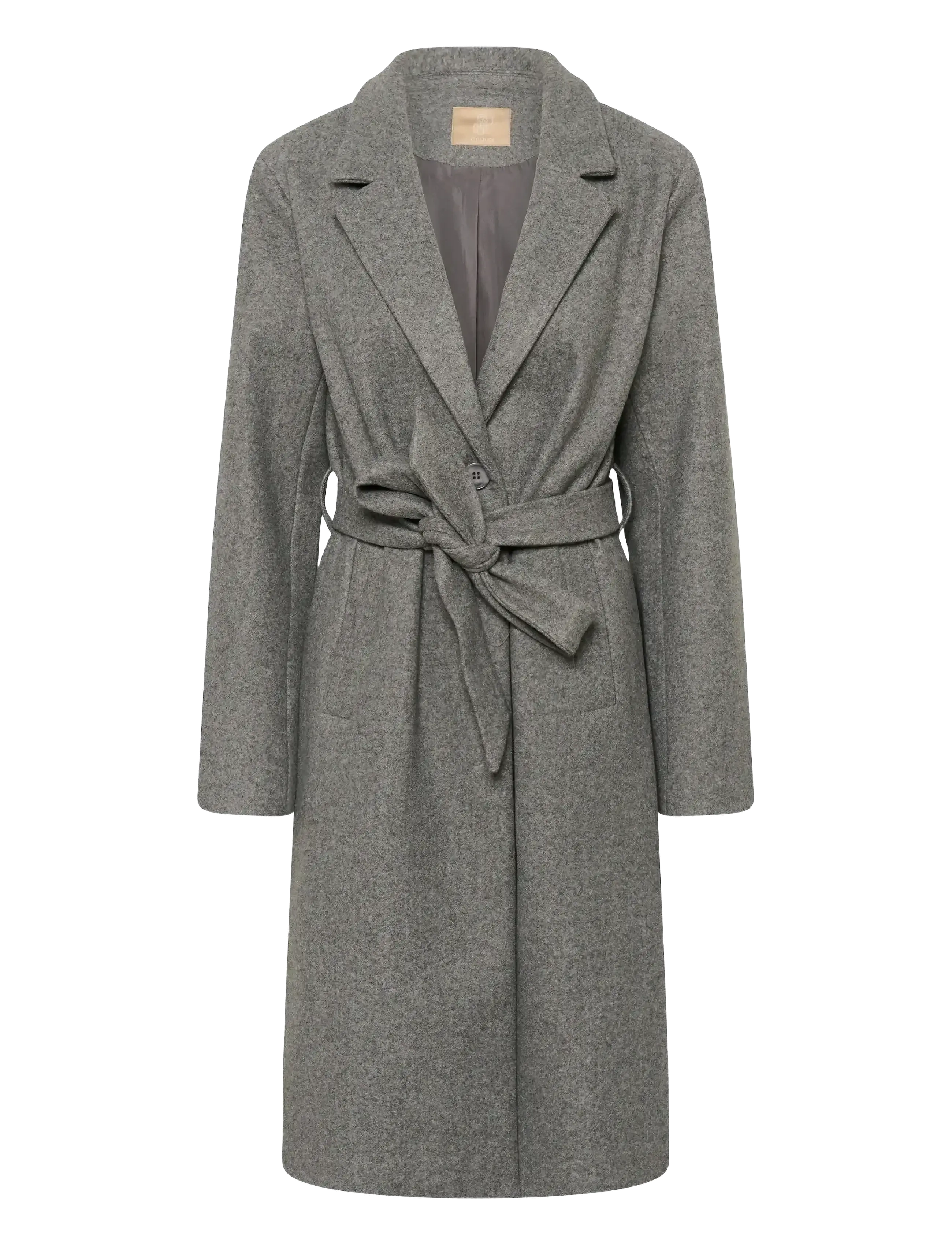 Culture CUpalona Coat - Jackets & Coats - CHARCOAL GRAY MELANGE / grey