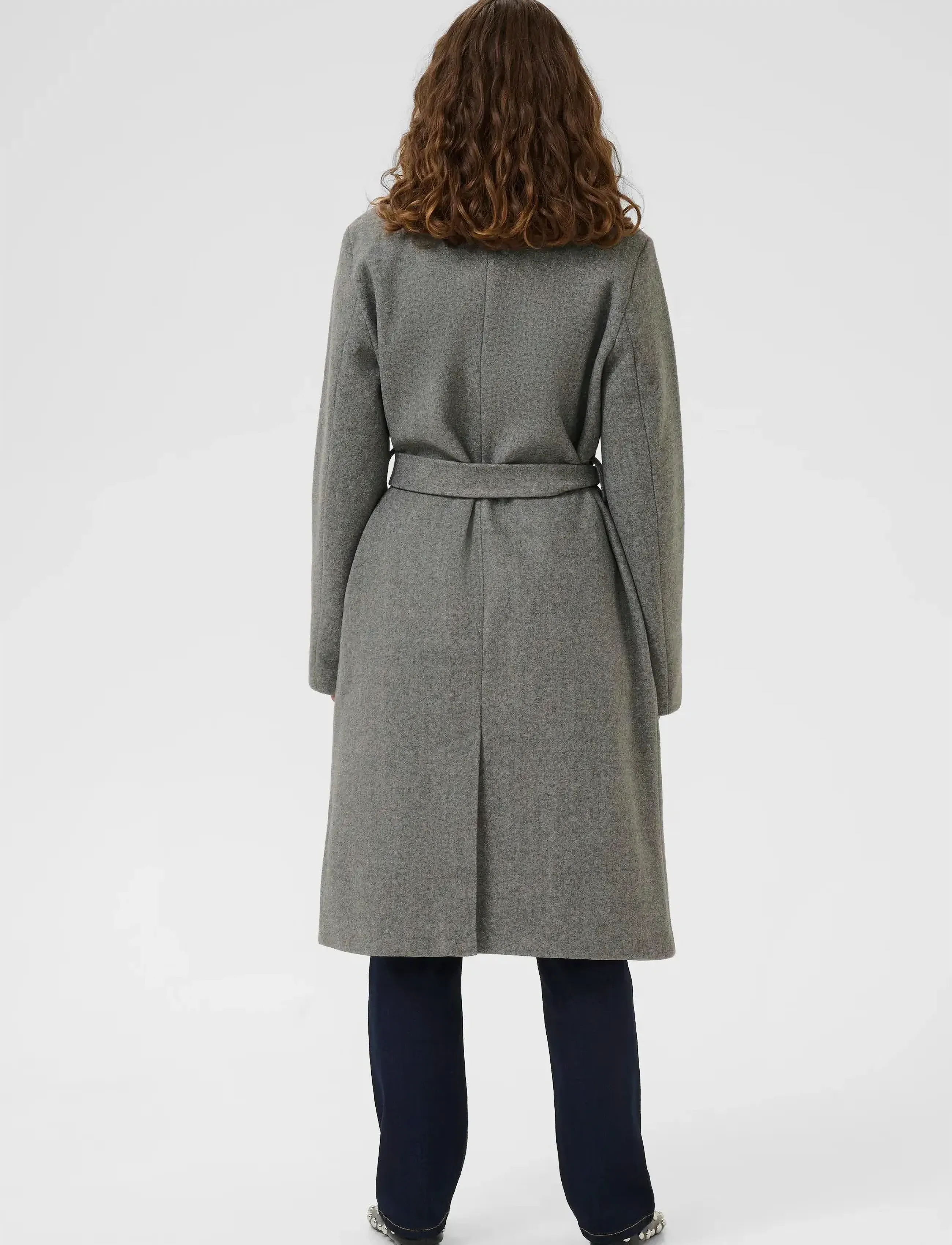 Culture - CUpalona Coat - vinterjackor - charcoal gray melange - 3