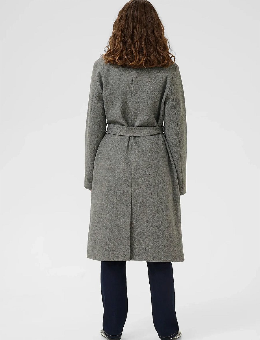 Culture - CUpalona Coat - winterjacken - charcoal gray melange - 3