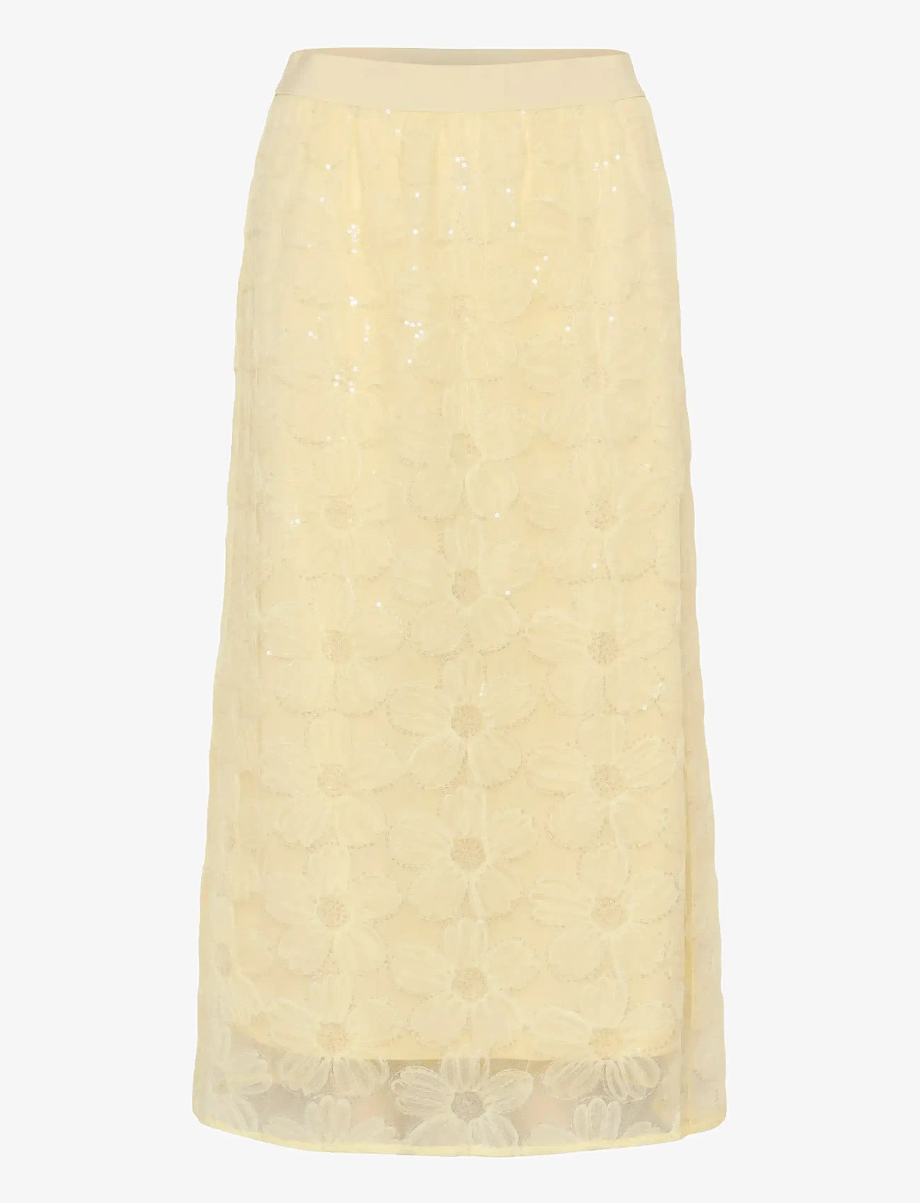 Culture - CUmera Skirt - spódnice do kolan i midi - lemon meringue - 1