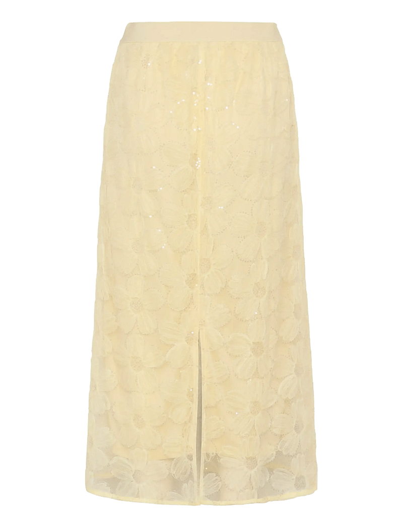 Culture - CUmera Skirt - paillet nederdele - lemon meringue - 2