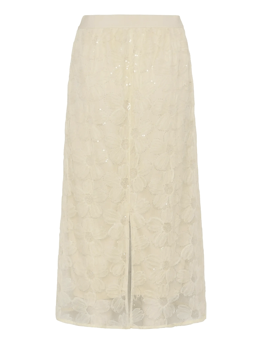 Culture - CUmera Skirt - paillet nederdele - lemon meringue - 2