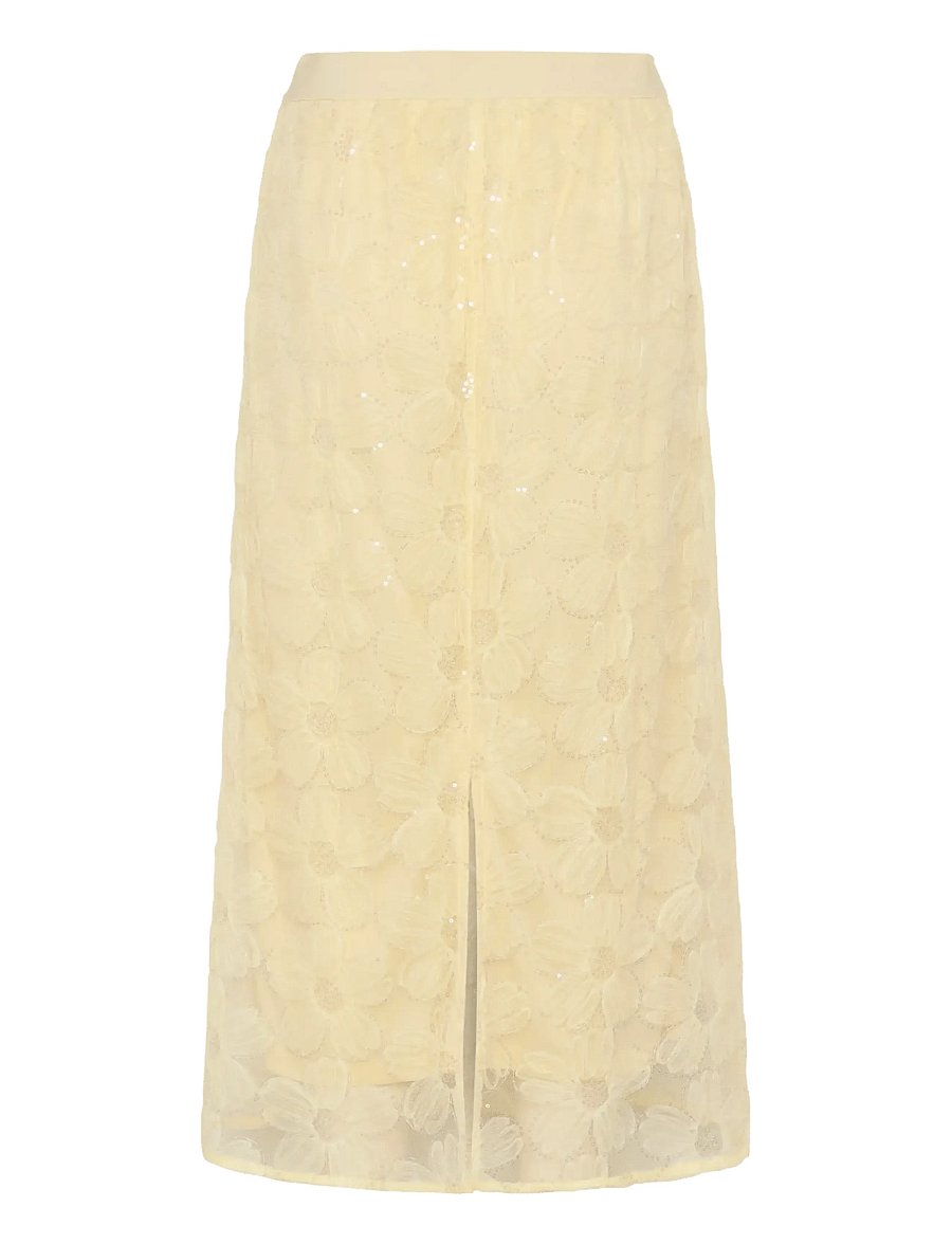 Culture - CUmera Skirt - pailletten-röcke - lemon meringue - 2