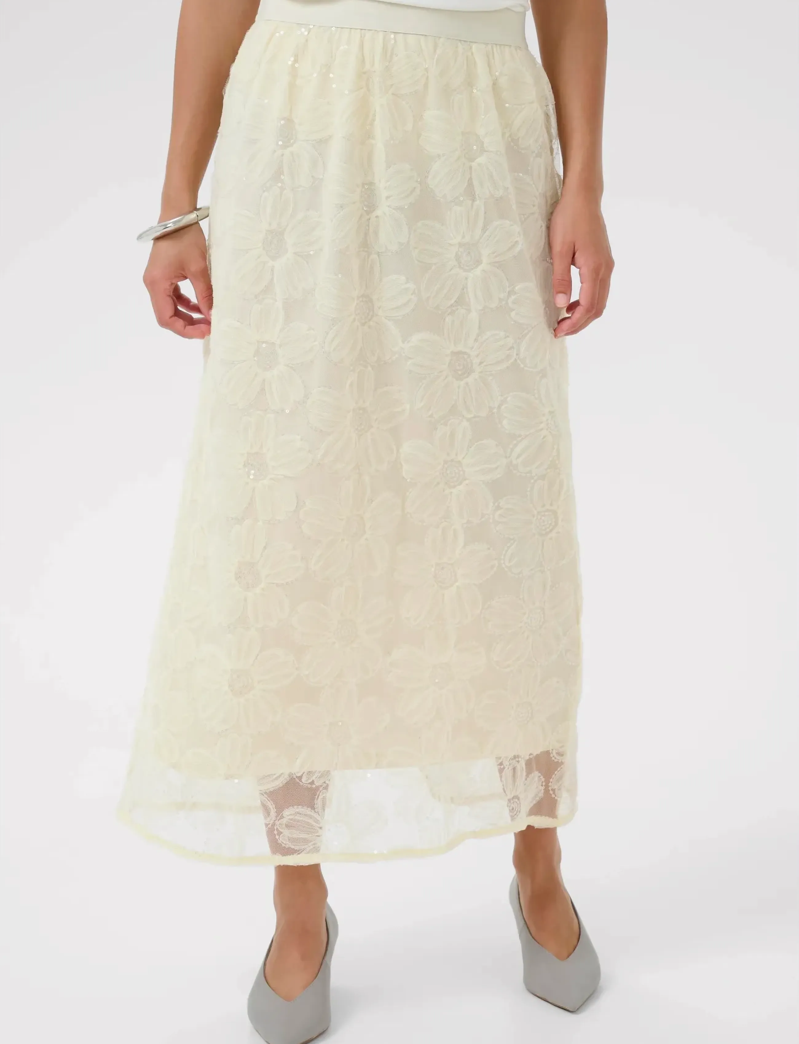 Culture CUmera Skirt - Kjolar - LEMON MERINGUE / yellow