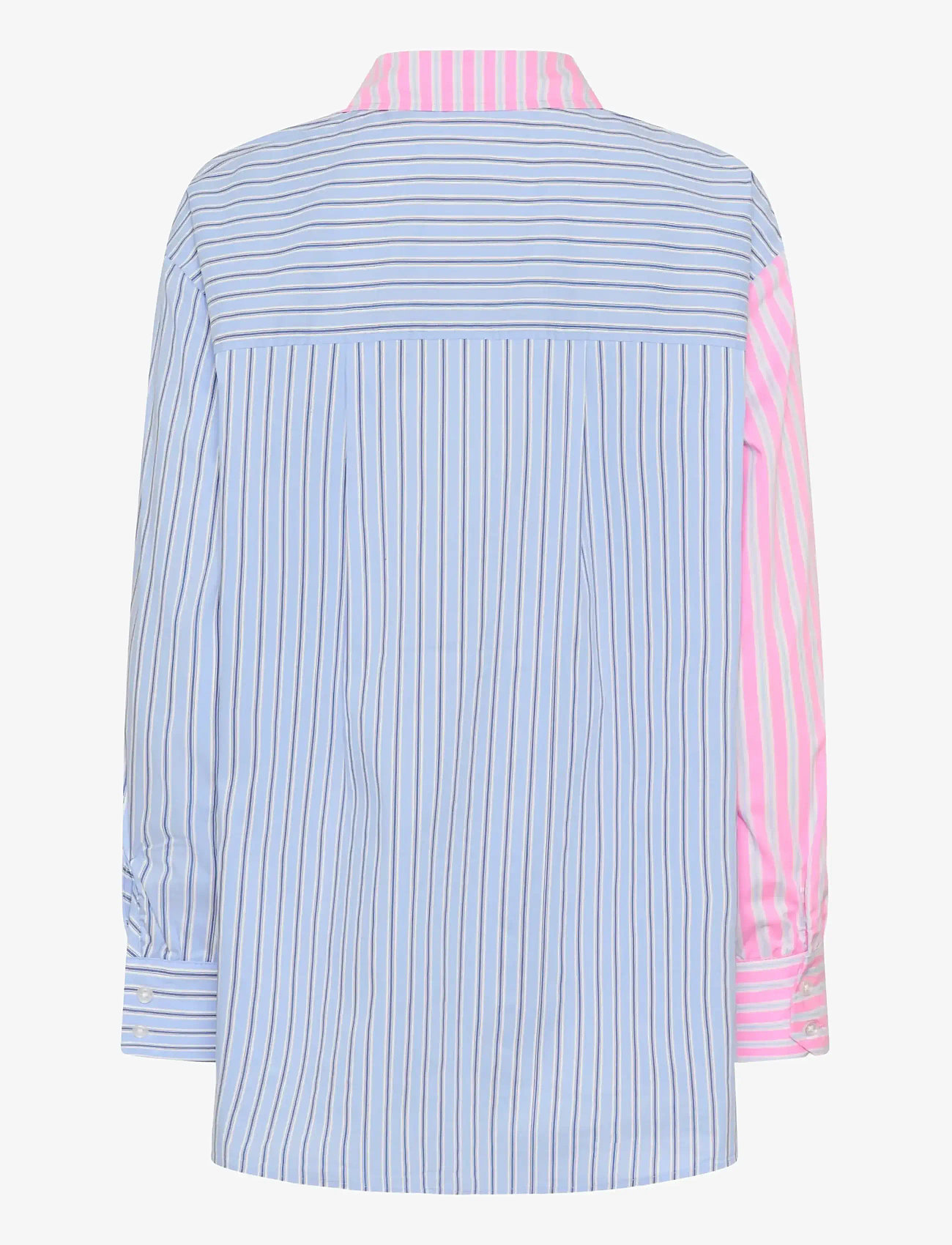 Culture - CUart Shirt - long-sleeved shirts - blue/pink stripe - 1