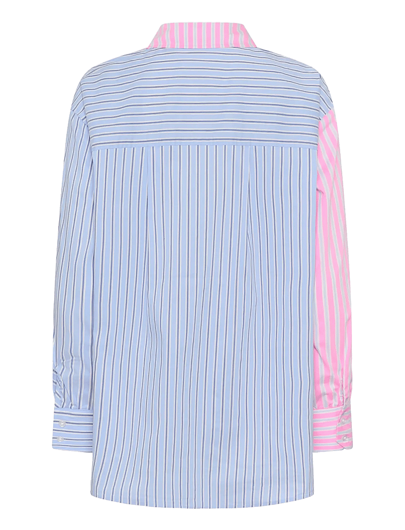 Culture - CUart Shirt - langärmlige hemden - blue/pink stripe - 1