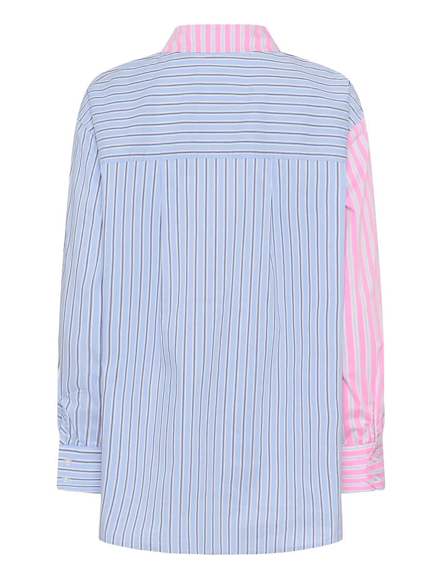 Culture - CUart Shirt - langärmlige hemden - blue/pink stripe - 1