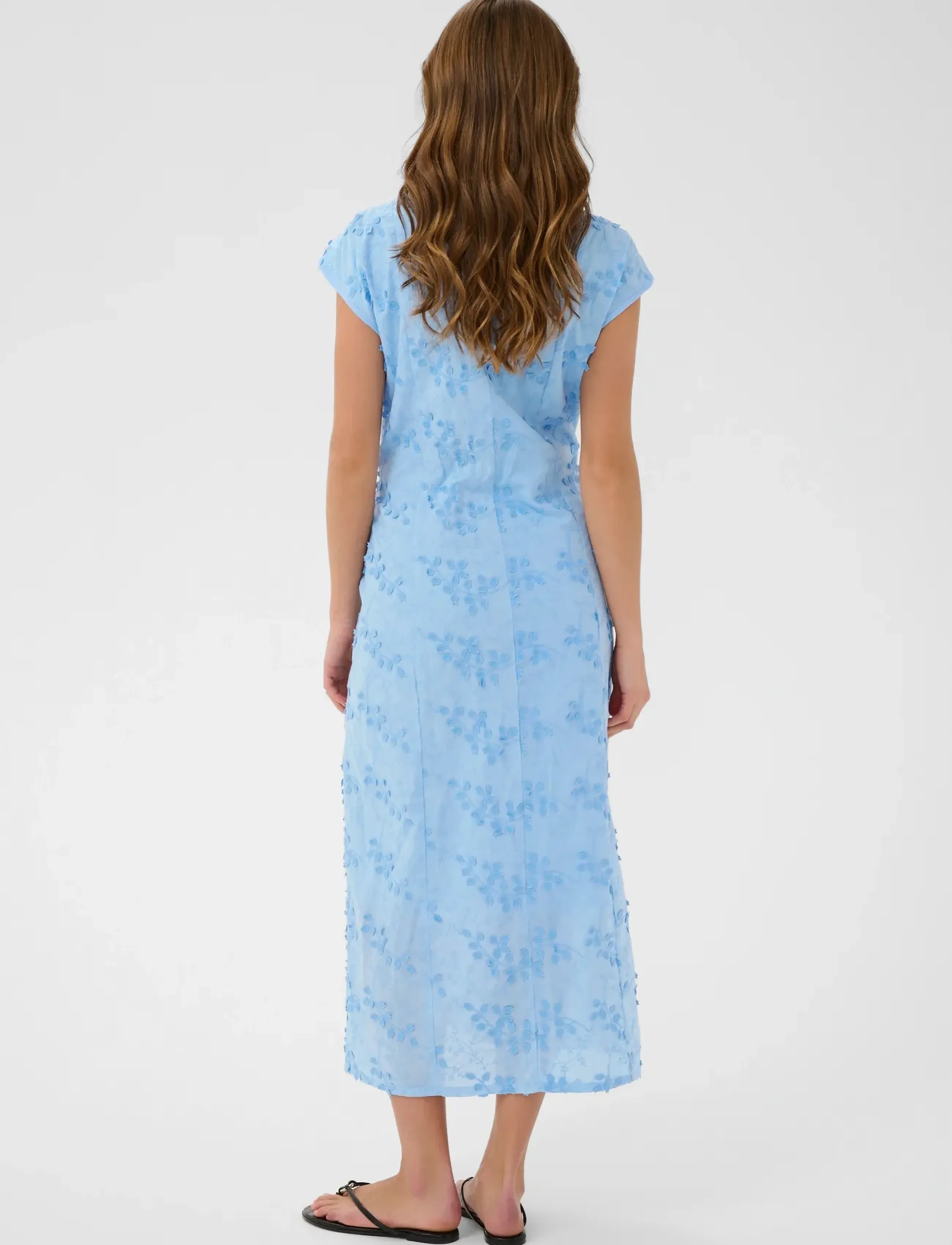 Culture - CUmoni Neda Dress - skjortekjoler - powder blue - 3