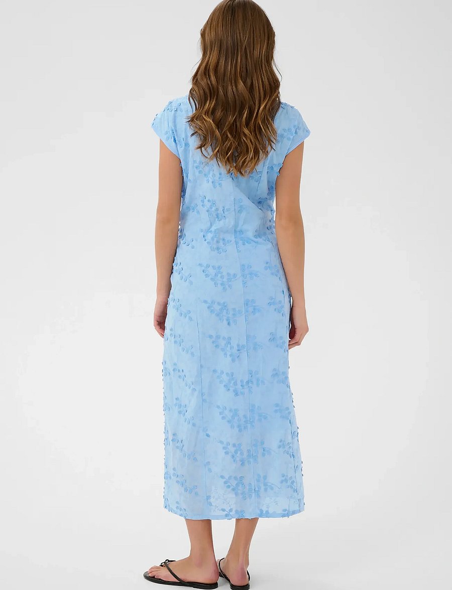 Culture - CUmoni Neda Dress - skjortekjoler - powder blue - 3